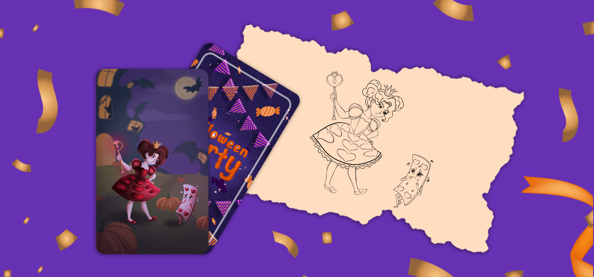 Настольная игра мемо "Halloween party " ч.2 — Изображение №1 — Брендинг, Иллюстрация на Dprofile