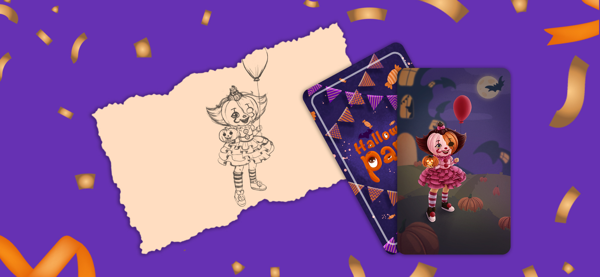 Настольная игра мемо "Halloween party " ч.2 — Изображение №2 — Брендинг, Иллюстрация на Dprofile