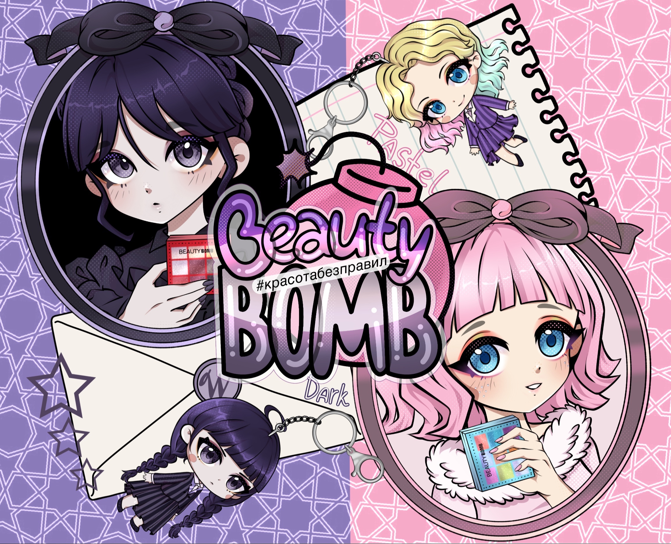Beauty BOX — Брендинг, Иллюстрация на Dprofile