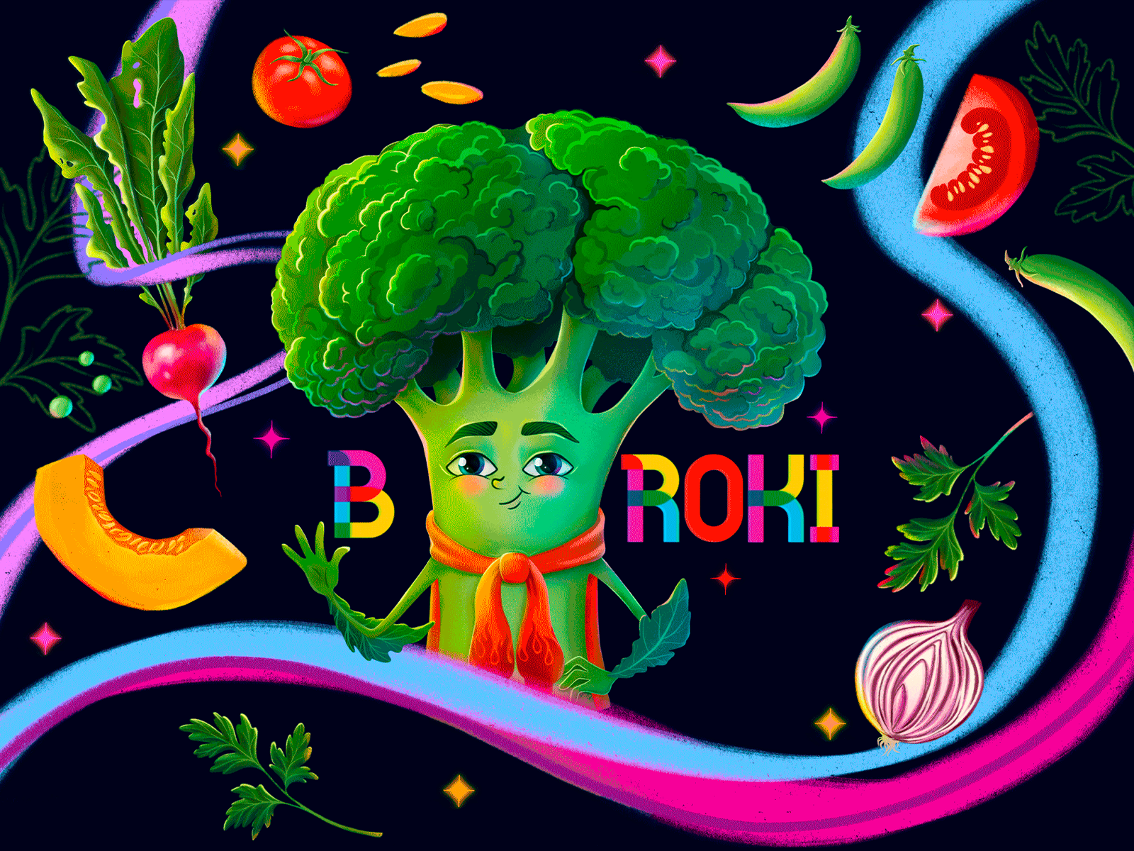 Бренд персонаж - Броки — Изображение №1 — Иллюстрация на Dprofile