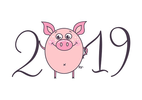 Pig Calendar 2019 — Изображение №10 — Иллюстрация на Dprofile
