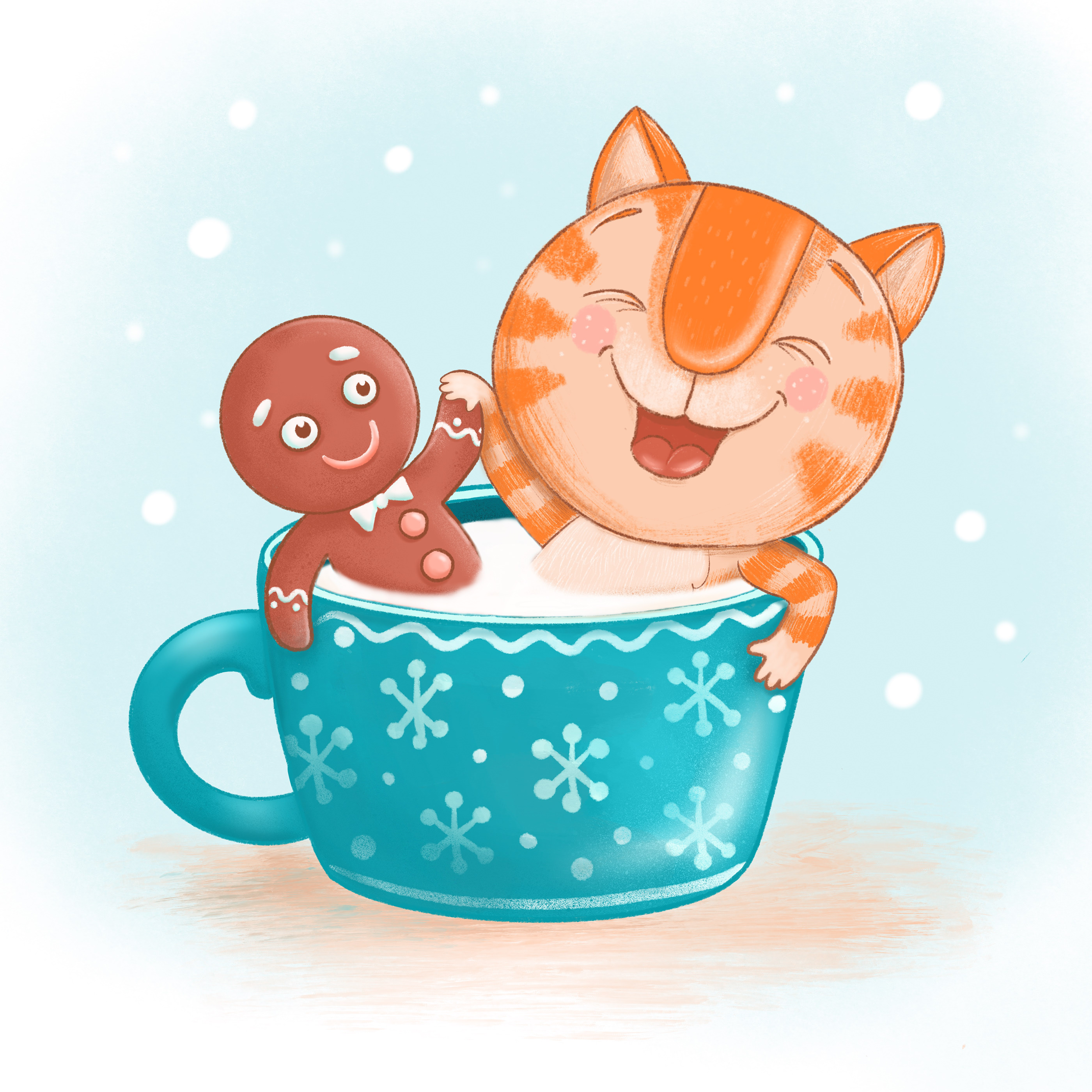 Cat Keksik & New Year — Изображение №8 — Иллюстрация на Dprofile