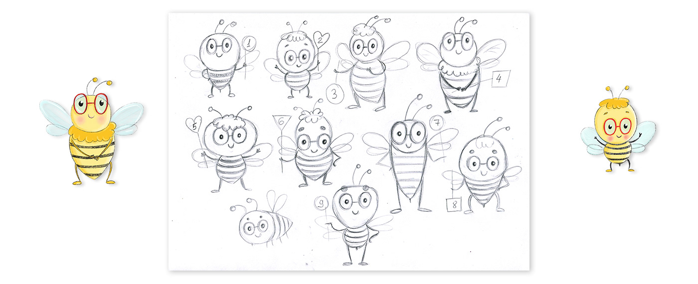 Illustrations for the book of poems "Striped Roe Deer" — Изображение №2 — Иллюстрация на Dprofile
