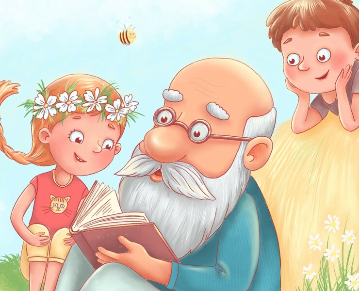 Illustrations for the book of poems "Striped Roe Deer" — Иллюстрация на Dprofile
