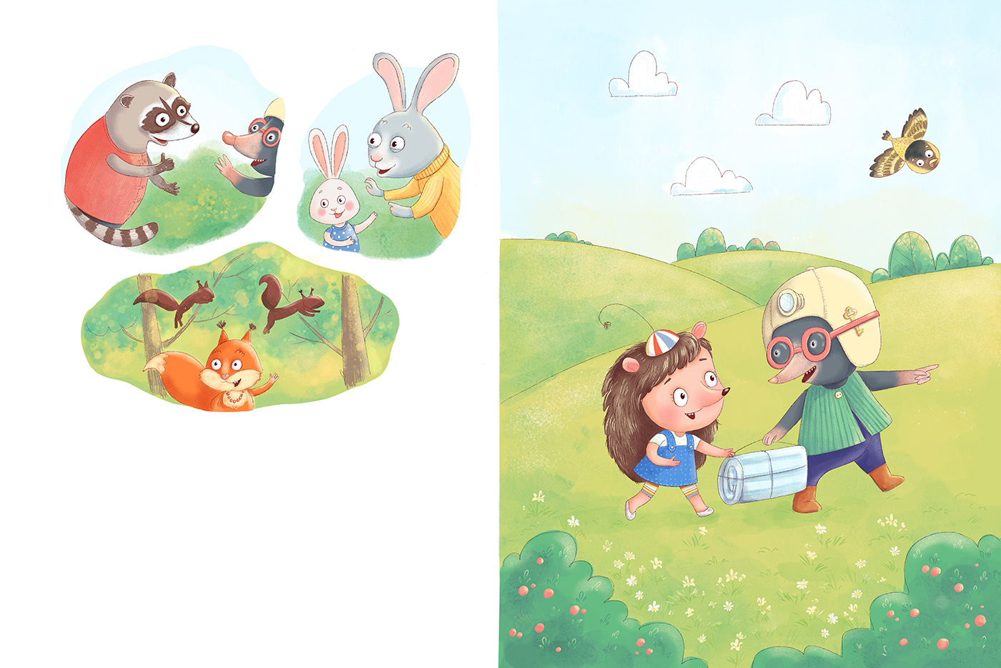 How Shushunya went for apples. Children's book — Изображение №23 — Иллюстрация на Dprofile
