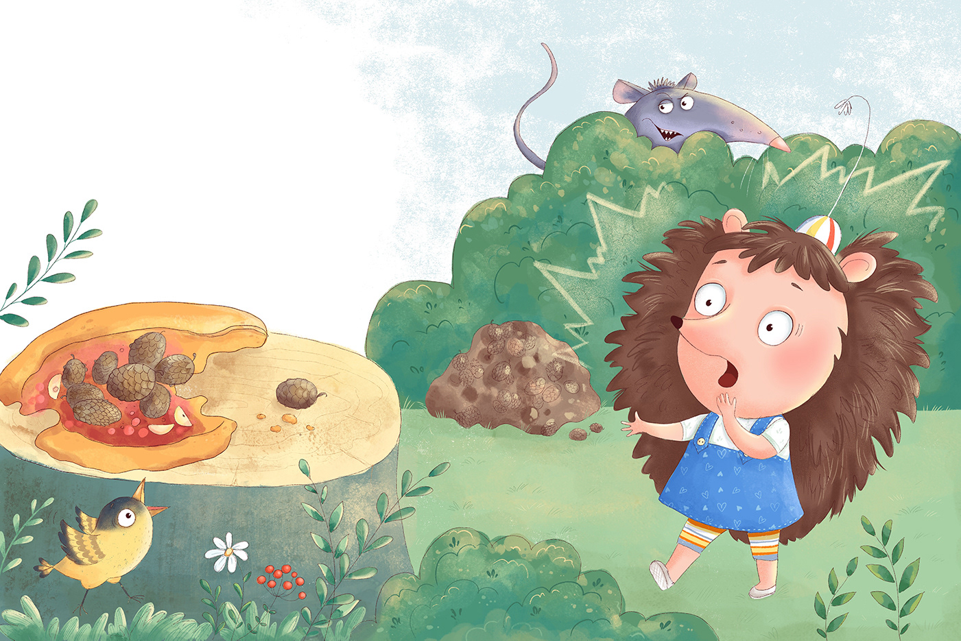 How Shushunya went for apples. Children's book — Изображение №18 — Иллюстрация на Dprofile