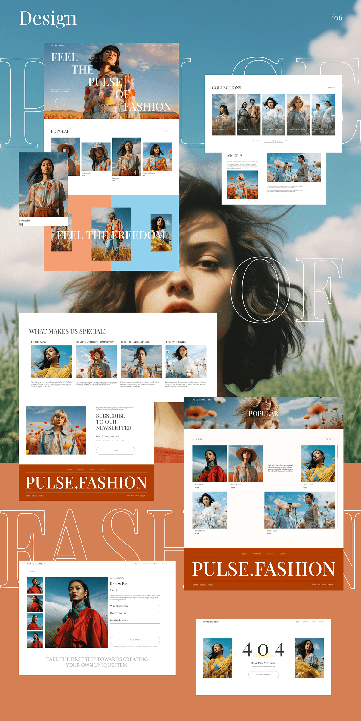 Landing Clothing Store — Изображение №7 — Интерфейсы, Анимация на Dprofile