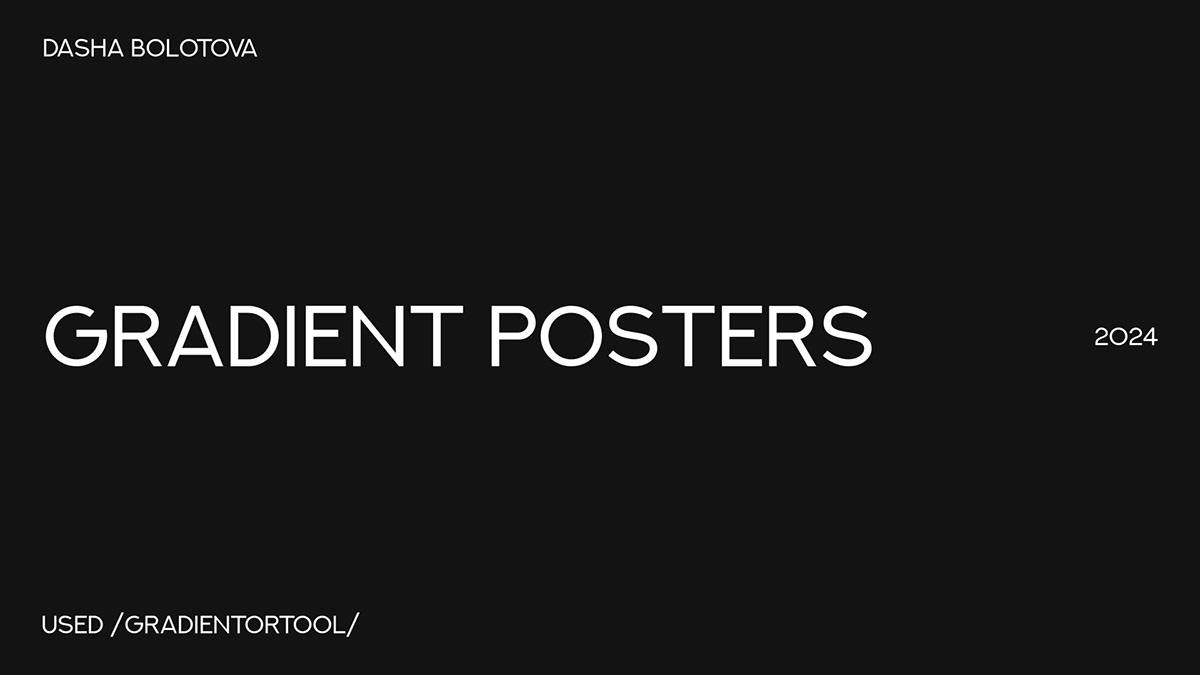 Gradient posters — Изображение №1 — Графика на Dprofile