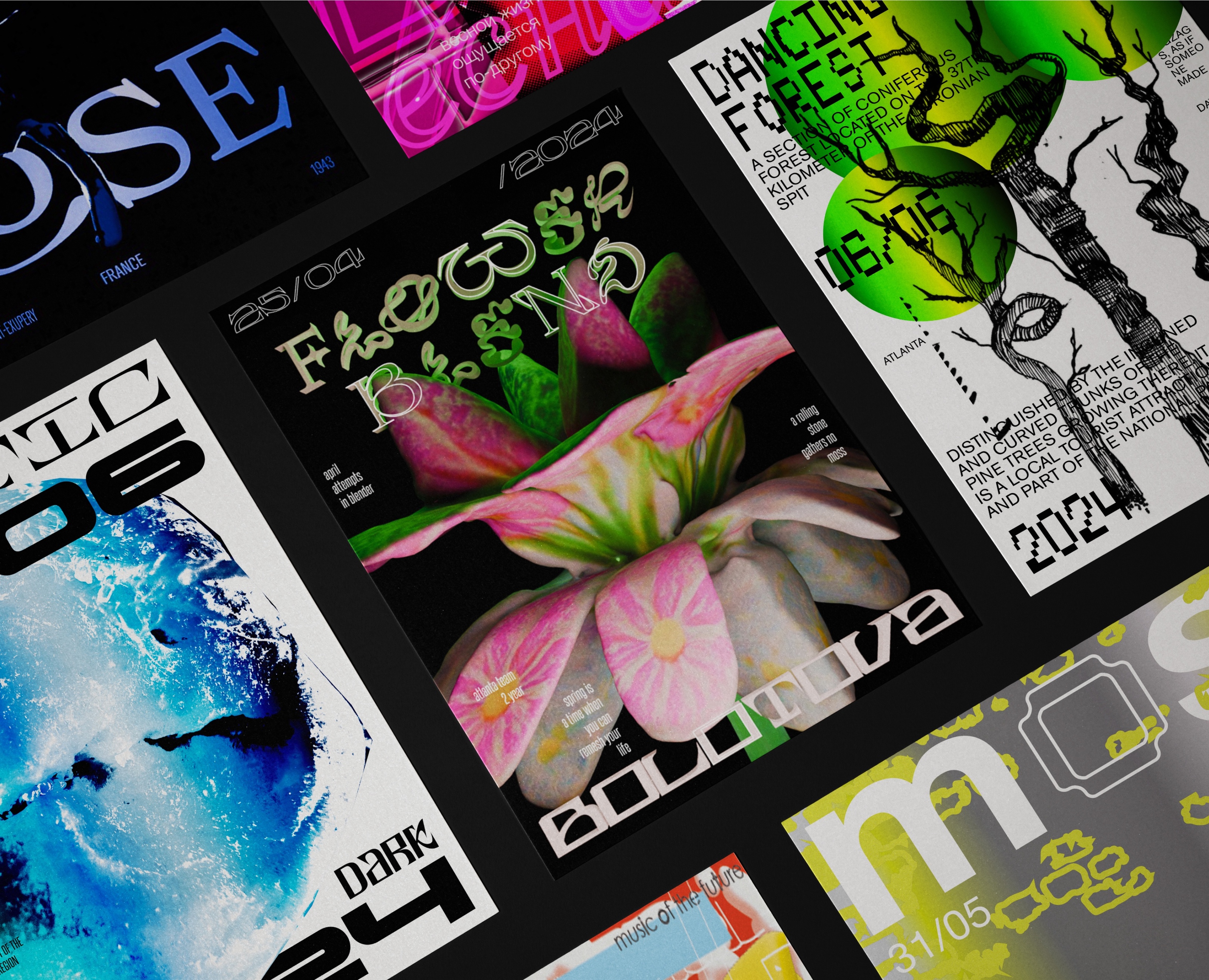 POSTERFOLIO 2024 | poster collection II — Иллюстрация, Графика на Dprofile