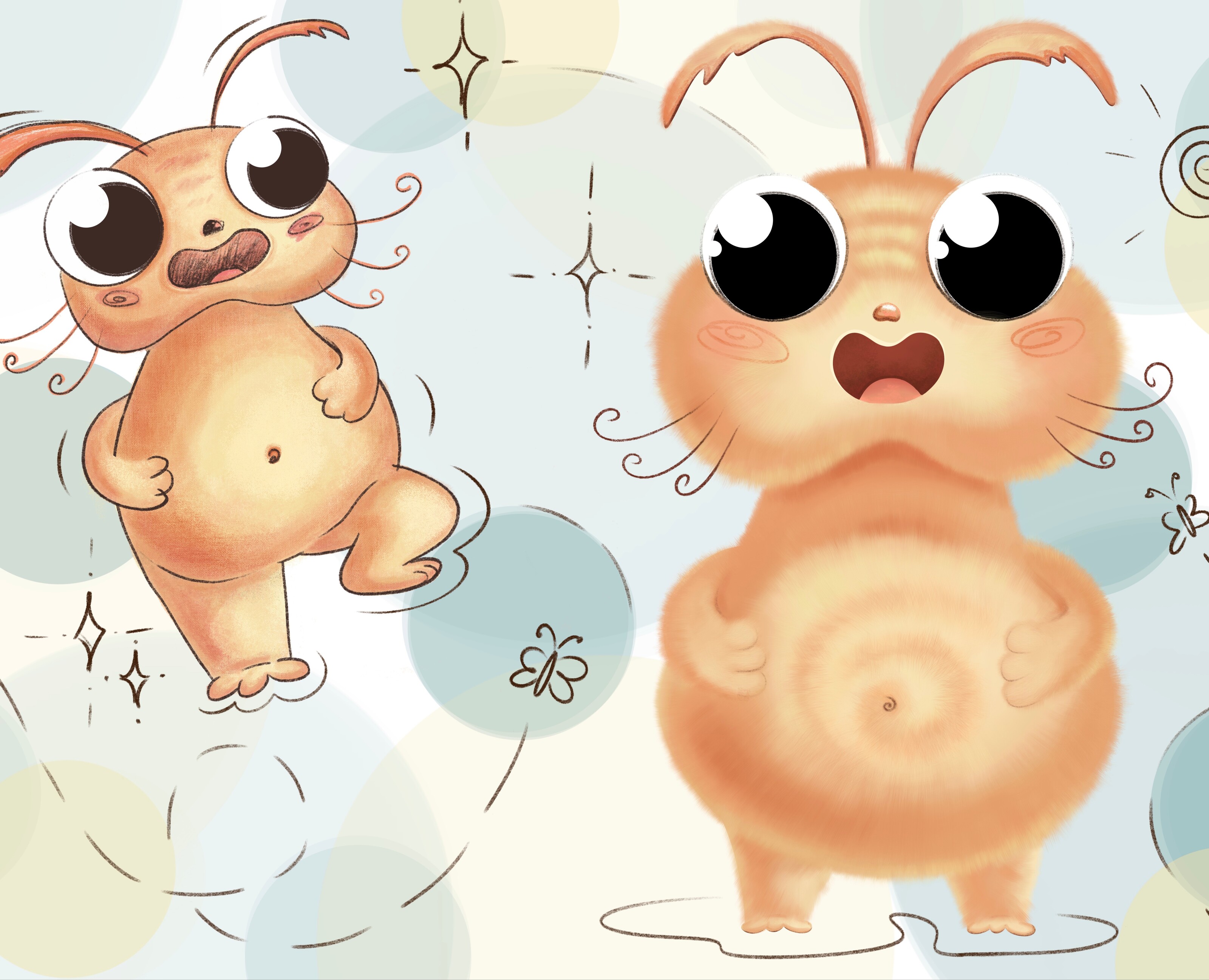 Разработка персонажа "Бупс" на Dprofile