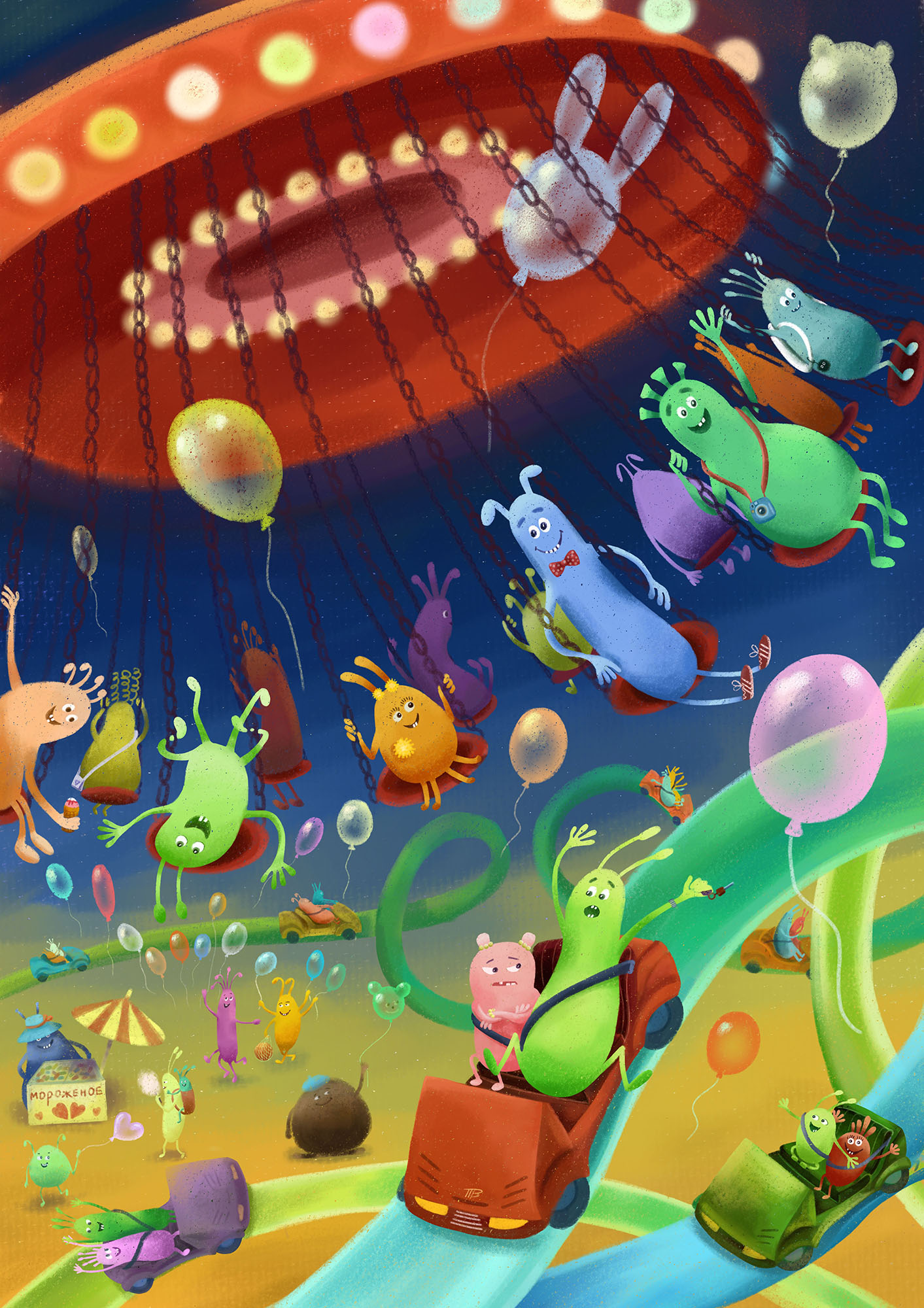 Виммельбух из соседней галактики — Изображение №6 — Иллюстрация на Dprofile