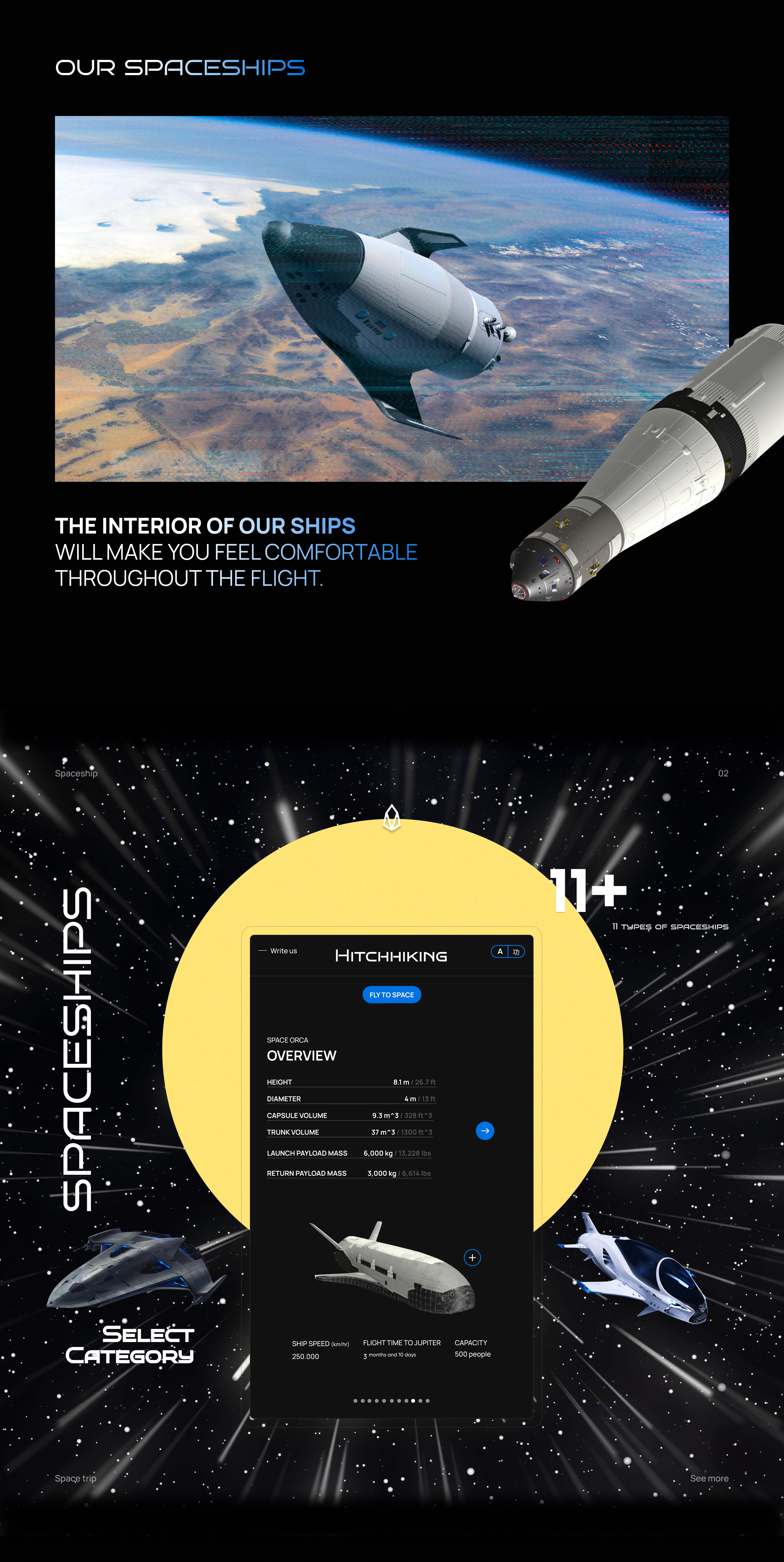 Концепт cайта Cosmic Travel — Изображение №13 — Интерфейсы на Dprofile