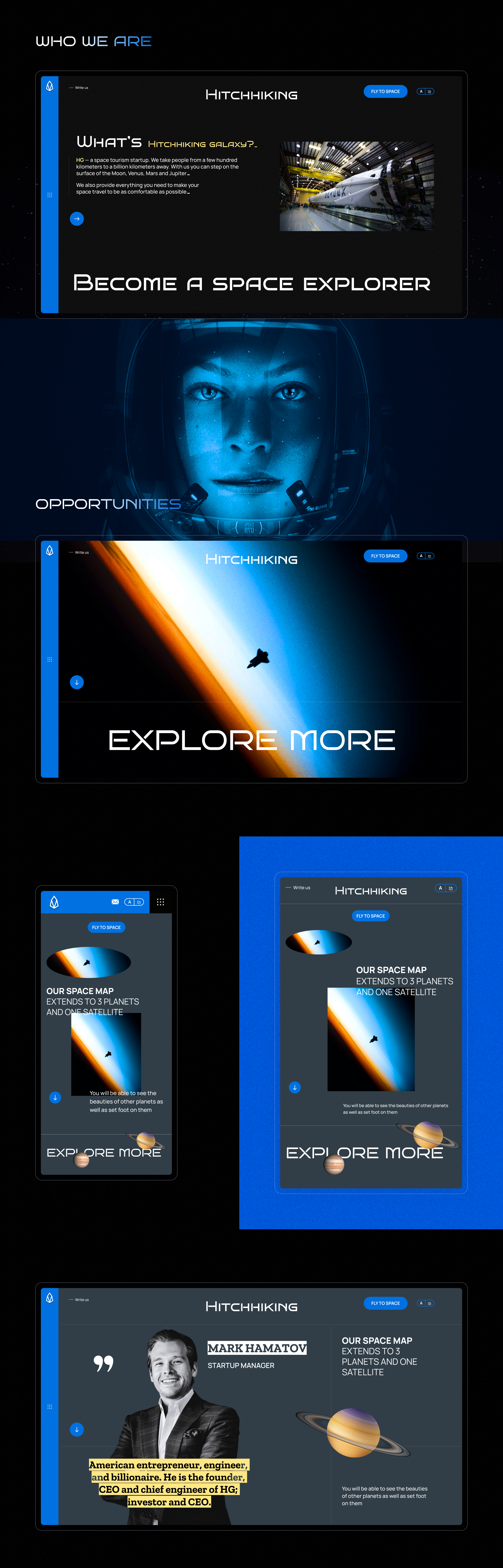 Концепт cайта Cosmic Travel — Изображение №7 — Интерфейсы на Dprofile