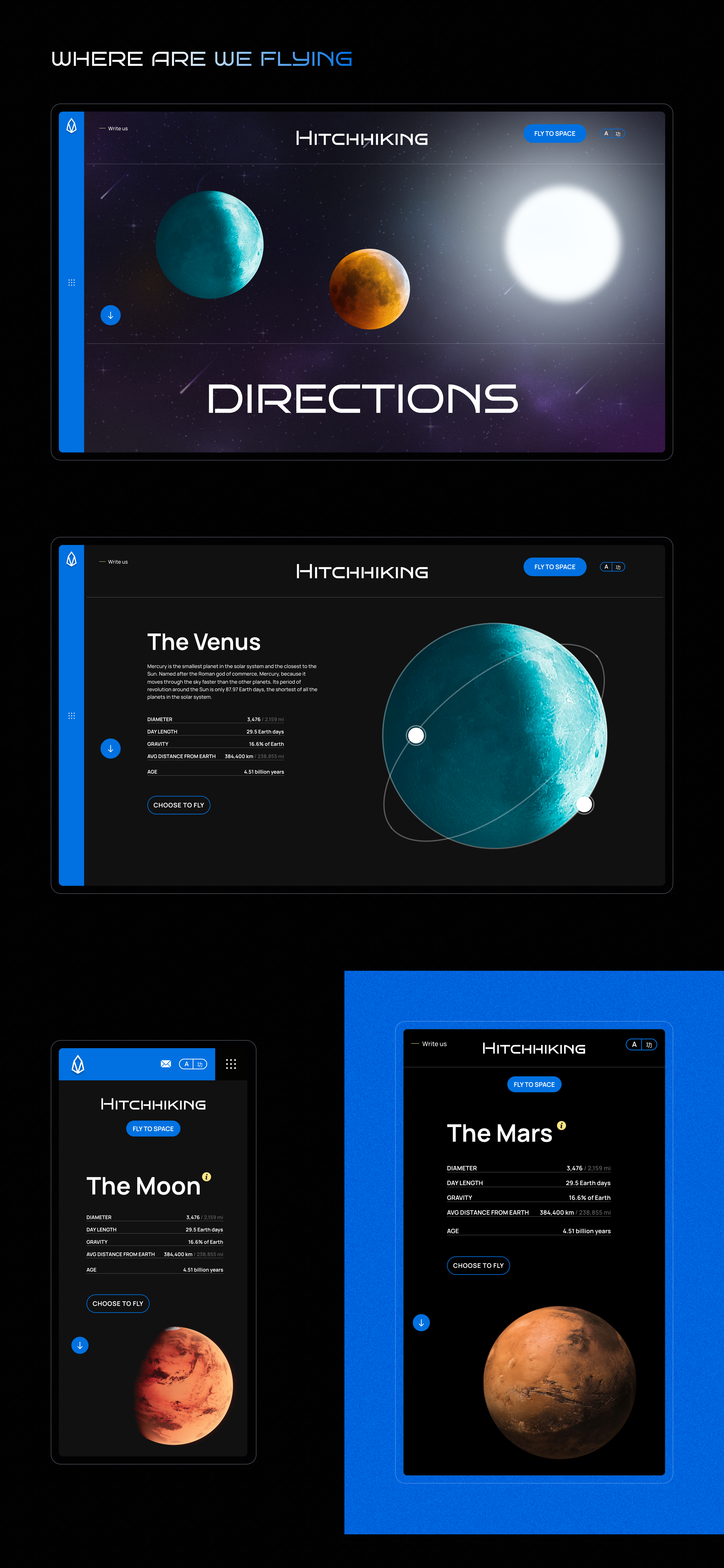 Концепт cайта Cosmic Travel — Изображение №15 — Интерфейсы на Dprofile