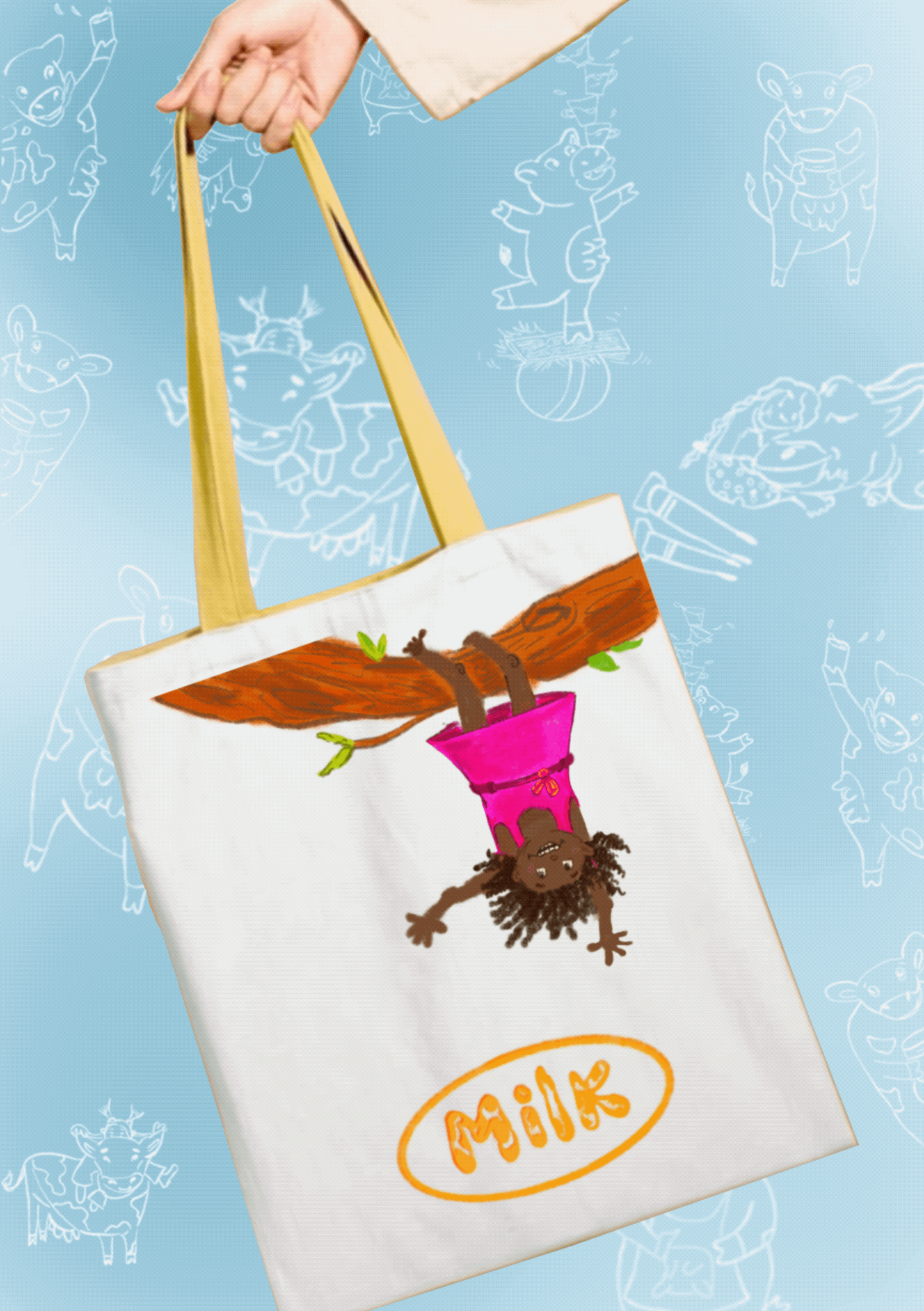 Иллюстрация/Персонаж для бренда молочной продукции — Изображение №11 — Иллюстрация, Графика на Dprofile