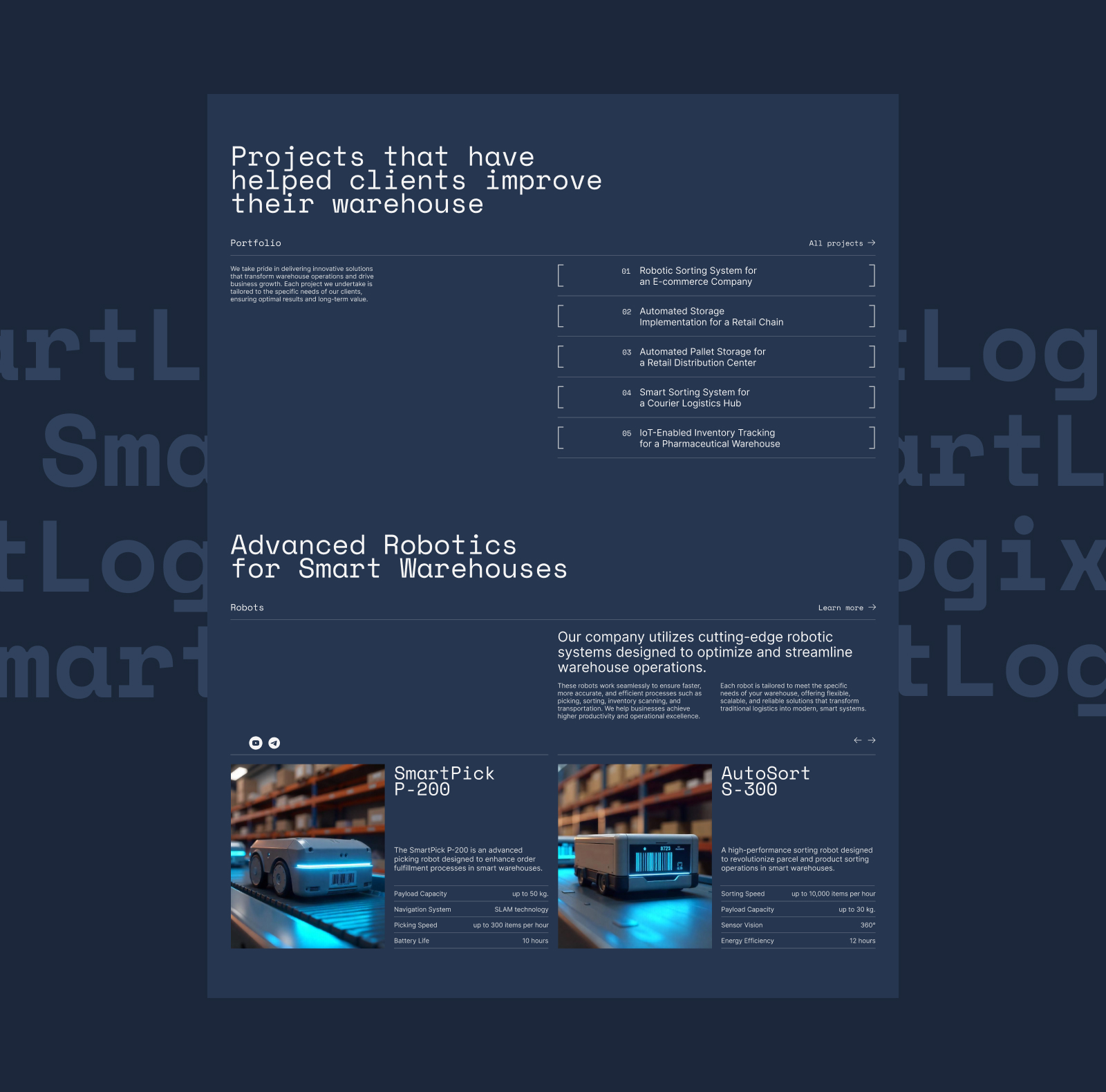 Smart Warehouse — Изображение №5 — Интерфейсы, Брендинг на Dprofile