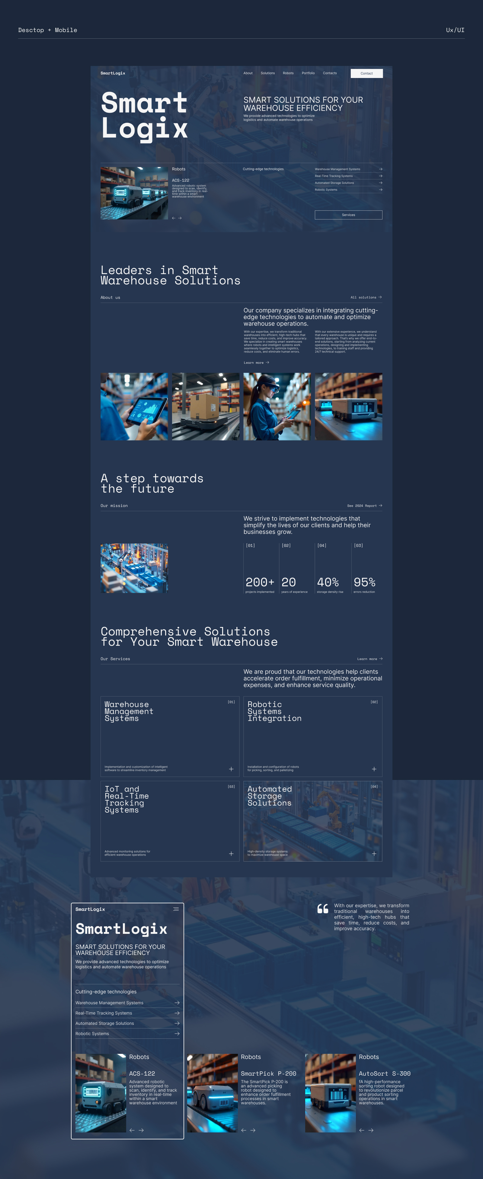 Smart Warehouse — Изображение №3 — Интерфейсы, Брендинг на Dprofile