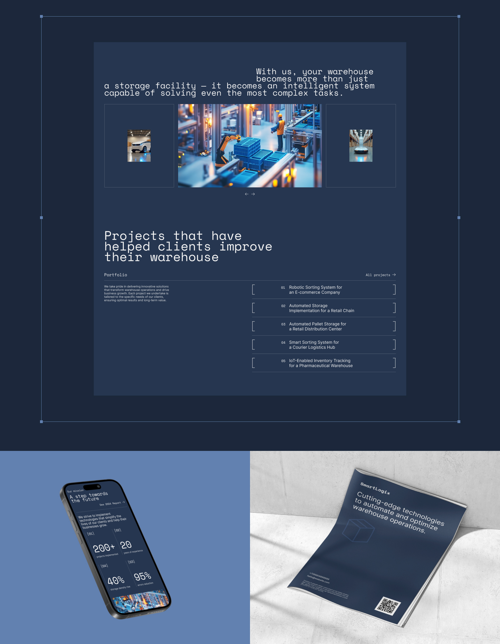 Smart Warehouse — Изображение №4 — Интерфейсы, Брендинг на Dprofile