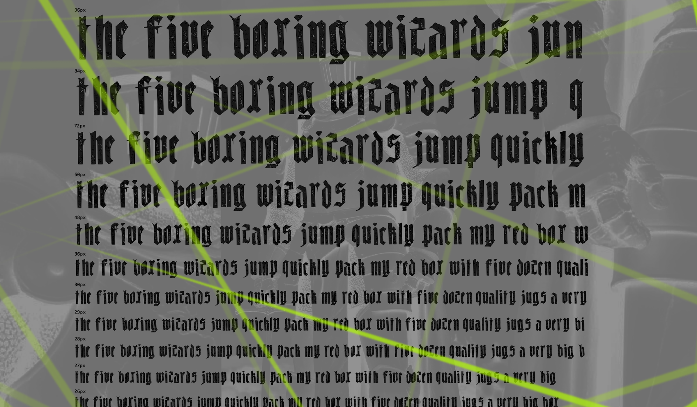 MessyPrescisa Display Typeface — Изображение №5 — Графика на Dprofile