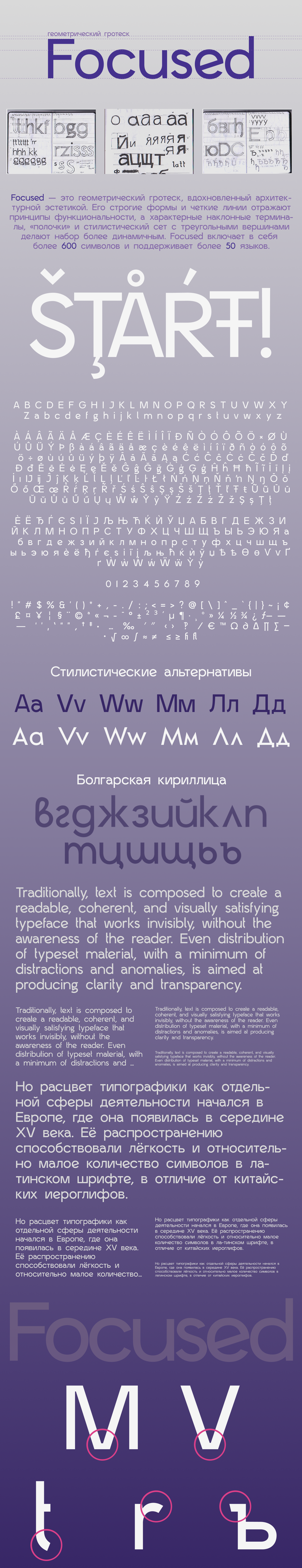 ZNK Focused v1.0 2025 - Геометрический гротеск — Изображение №1 — Брендинг, Графика на Dprofile