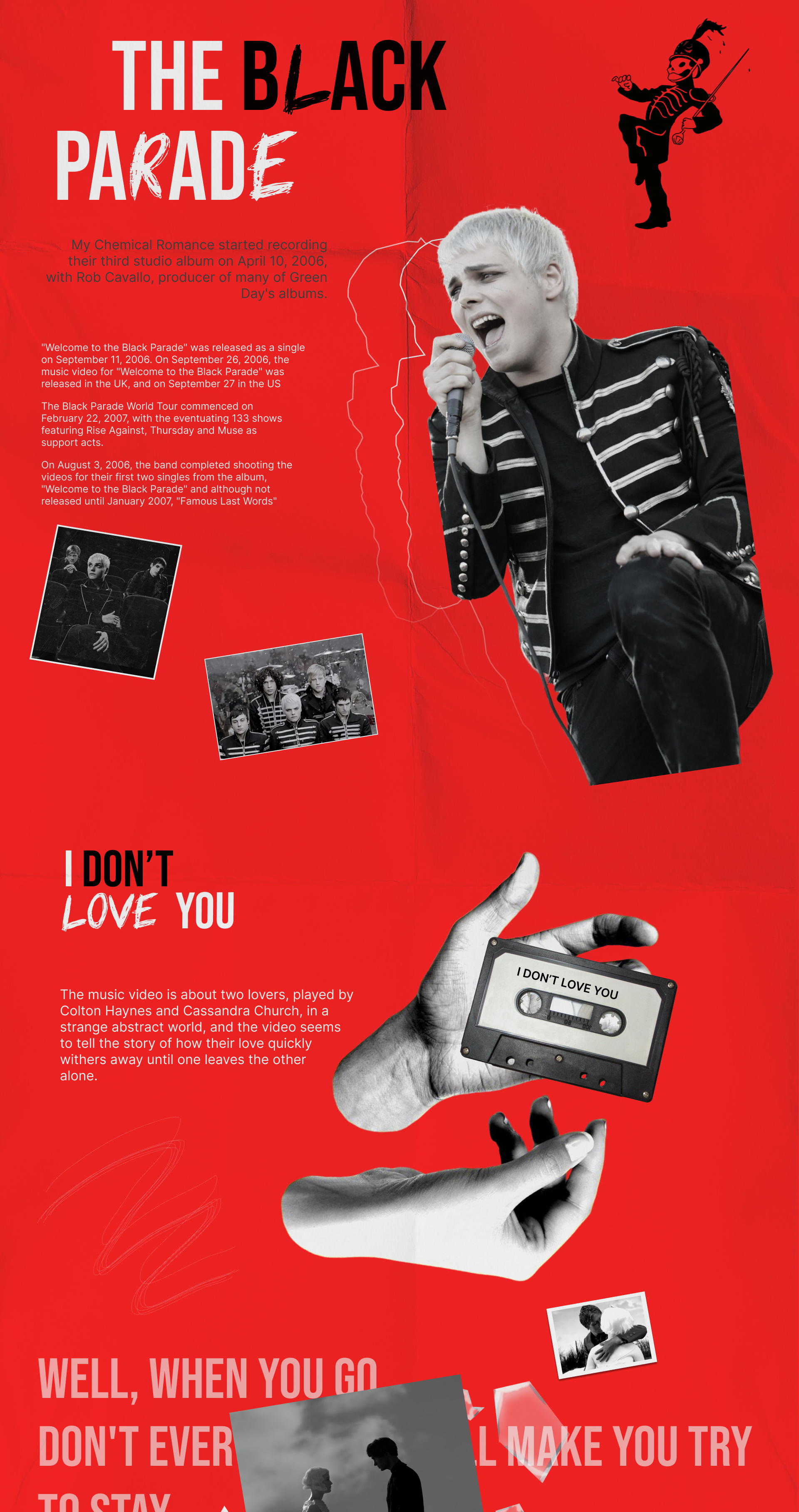 Лонгрид My chemical romance — Изображение №4 — Интерфейсы, Иллюстрация на Dprofile