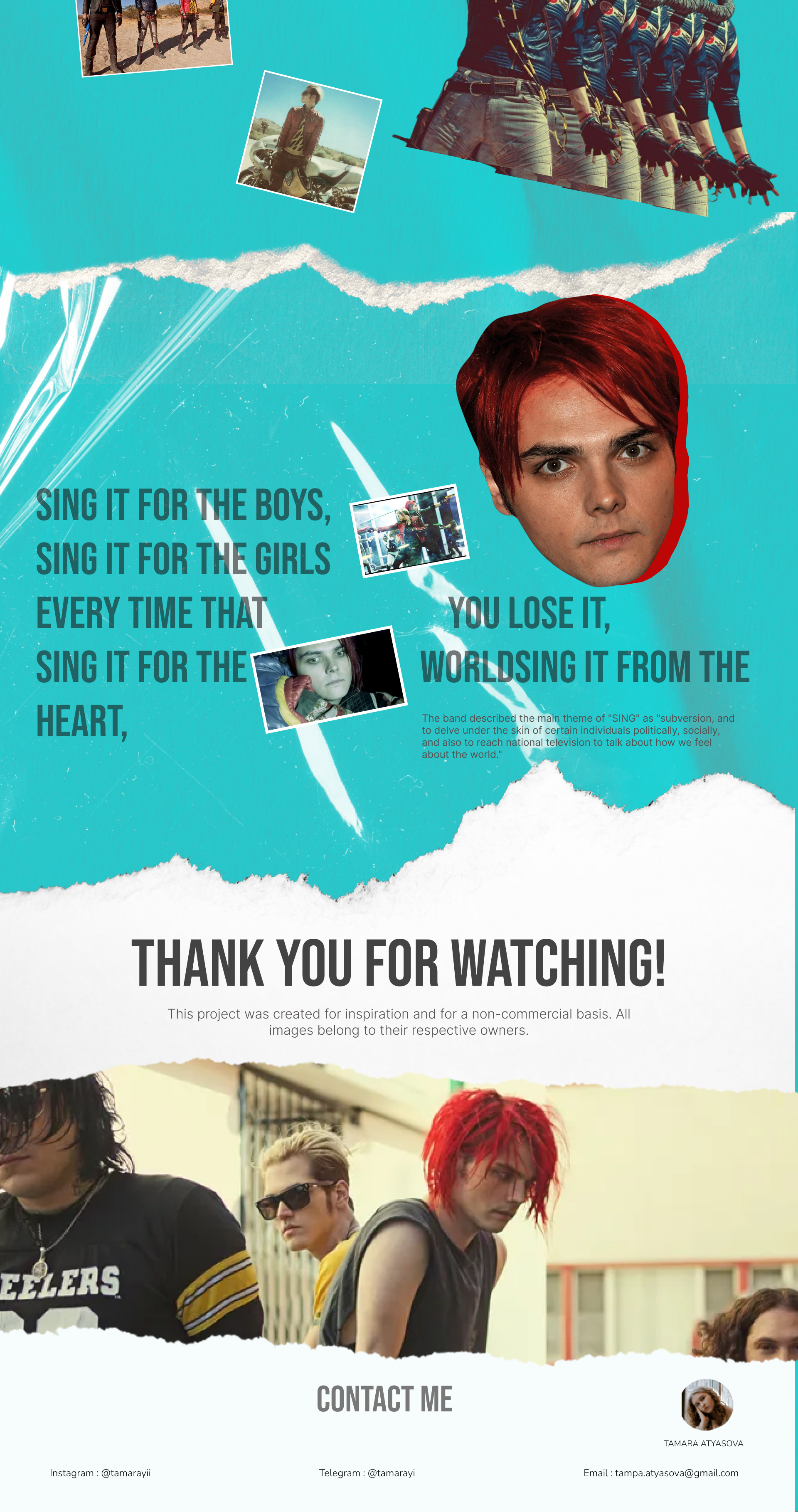 Лонгрид My chemical romance — Изображение №7 — Интерфейсы, Иллюстрация на Dprofile
