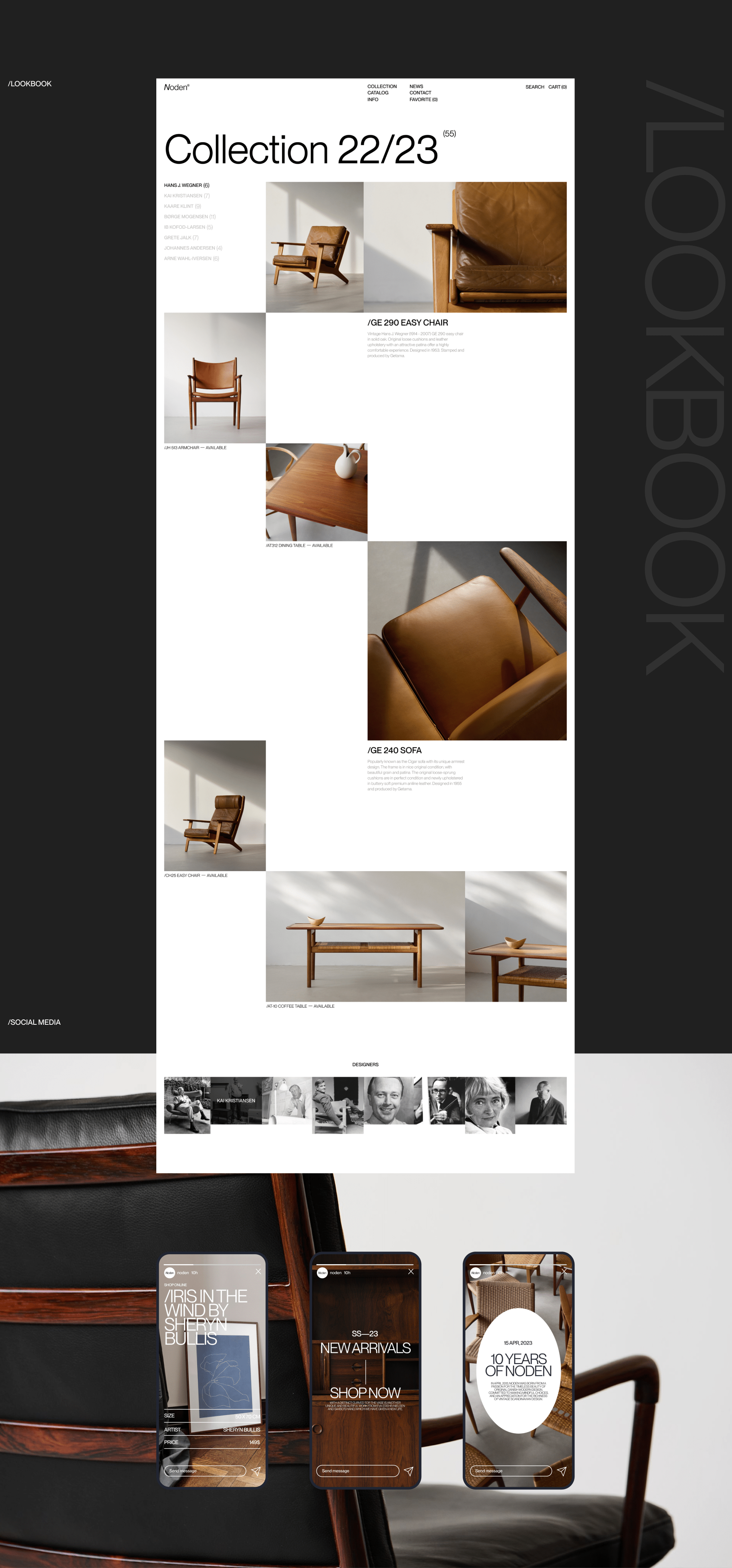 Noden furniture. Redesign concept e-commerce. — Изображение №8 — Интерфейсы, Брендинг на Dprofile