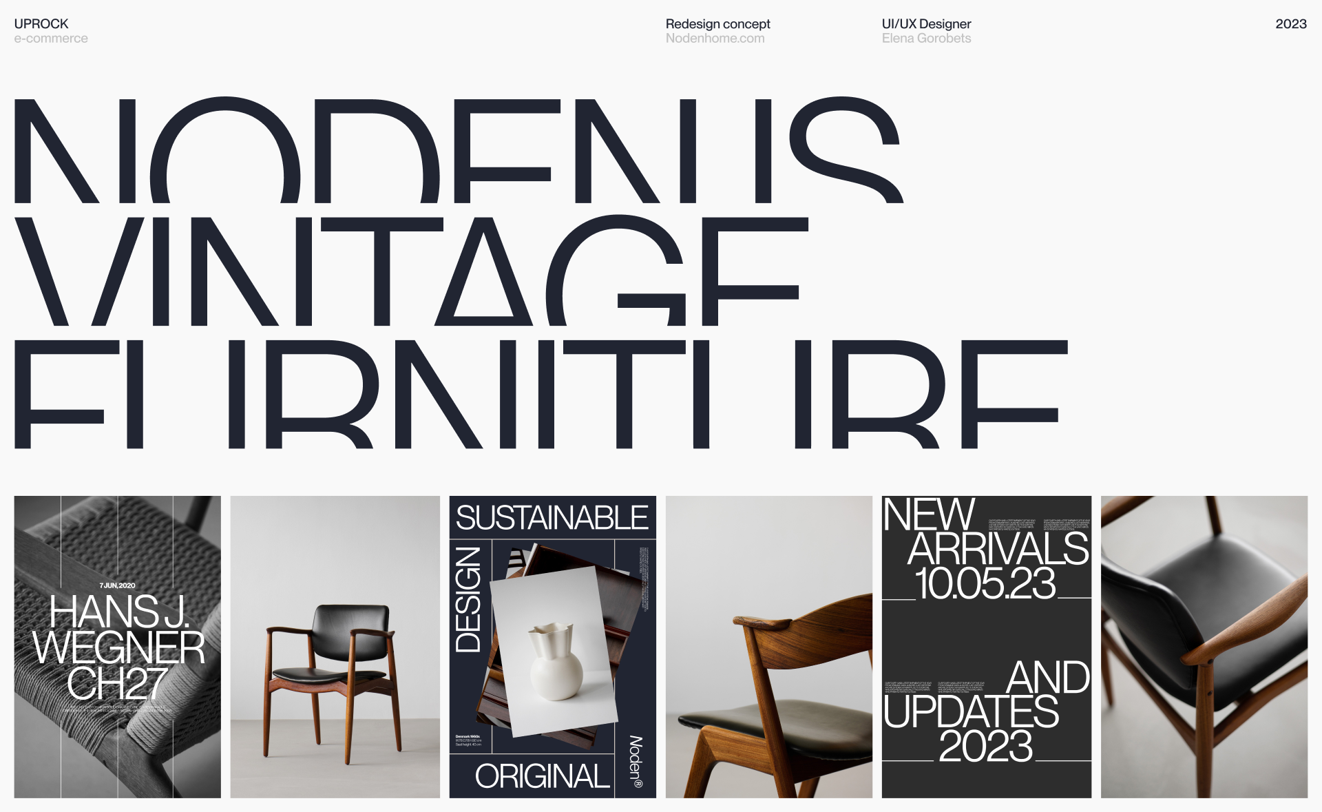 Noden furniture. Redesign concept e-commerce. — Изображение №1 — Интерфейсы, Брендинг на Dprofile