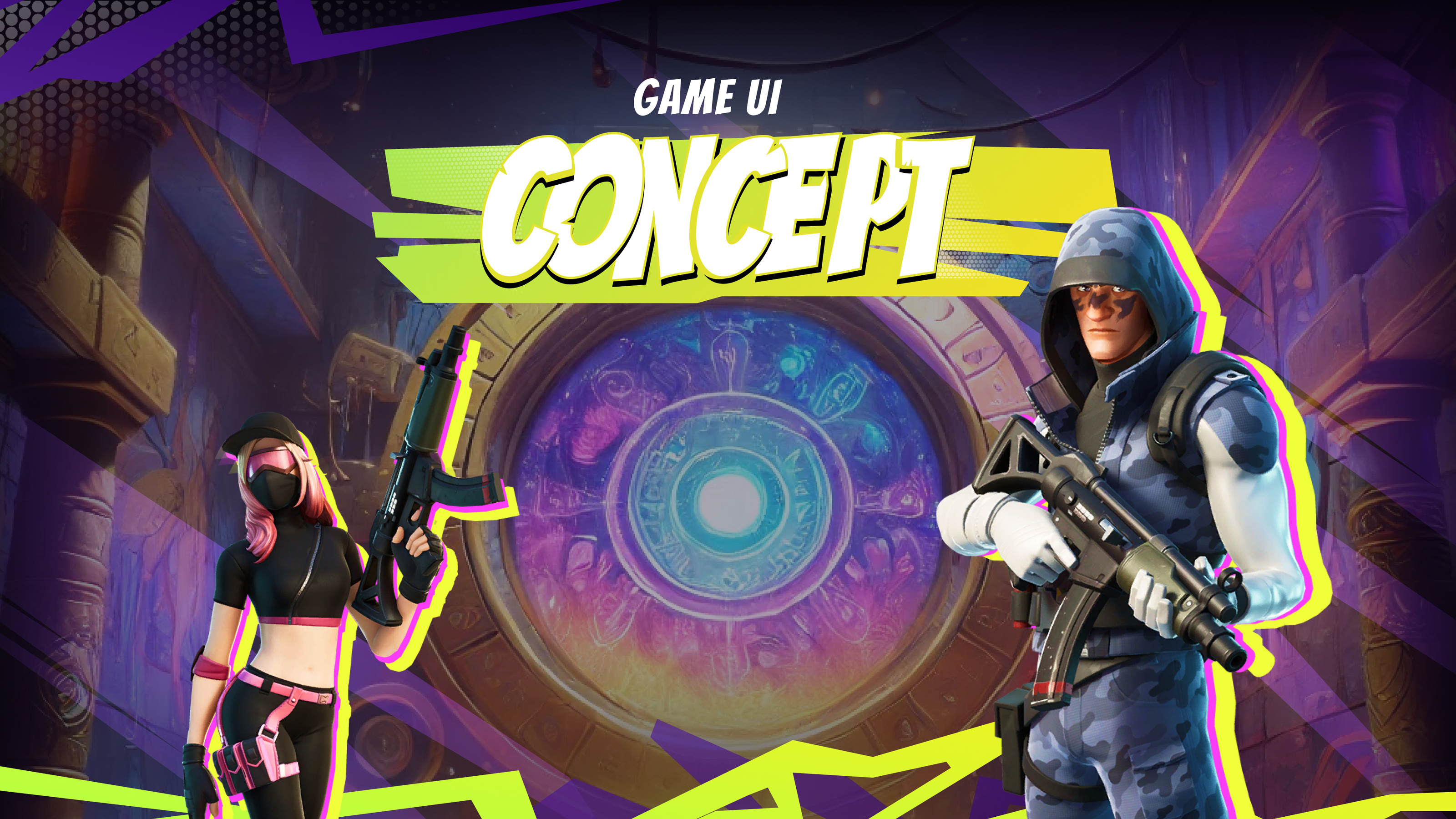 Game UI concept — Изображение №1 — Интерфейсы, Графика на Dprofile