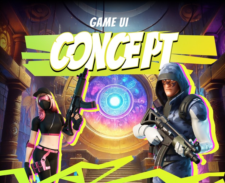 Game UI concept на Dprofile