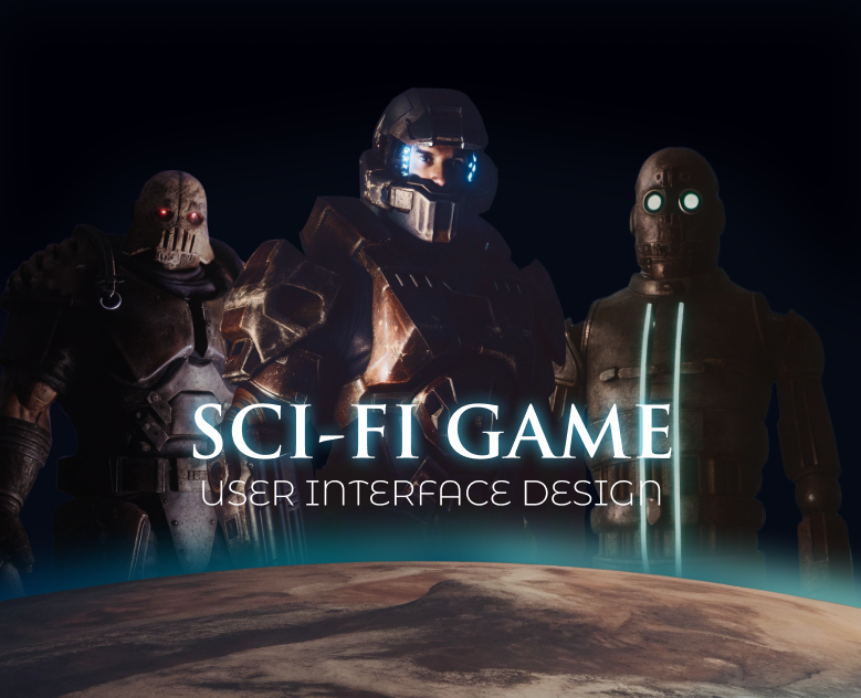 SCI-FI game UI concept — Интерфейсы, Графика на Dprofile