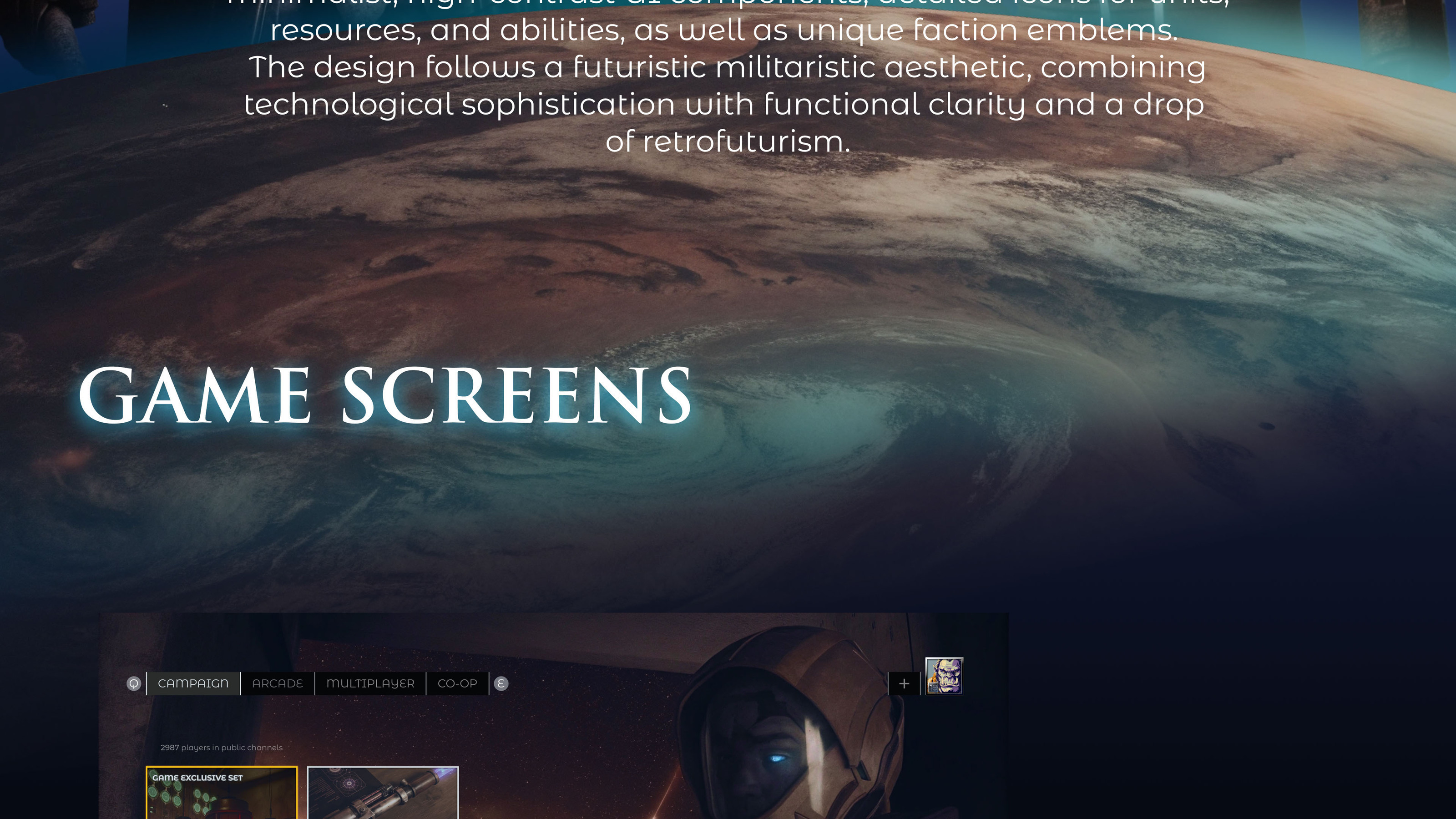 SCI-FI game UI concept — Изображение №2 — Интерфейсы, Графика на Dprofile