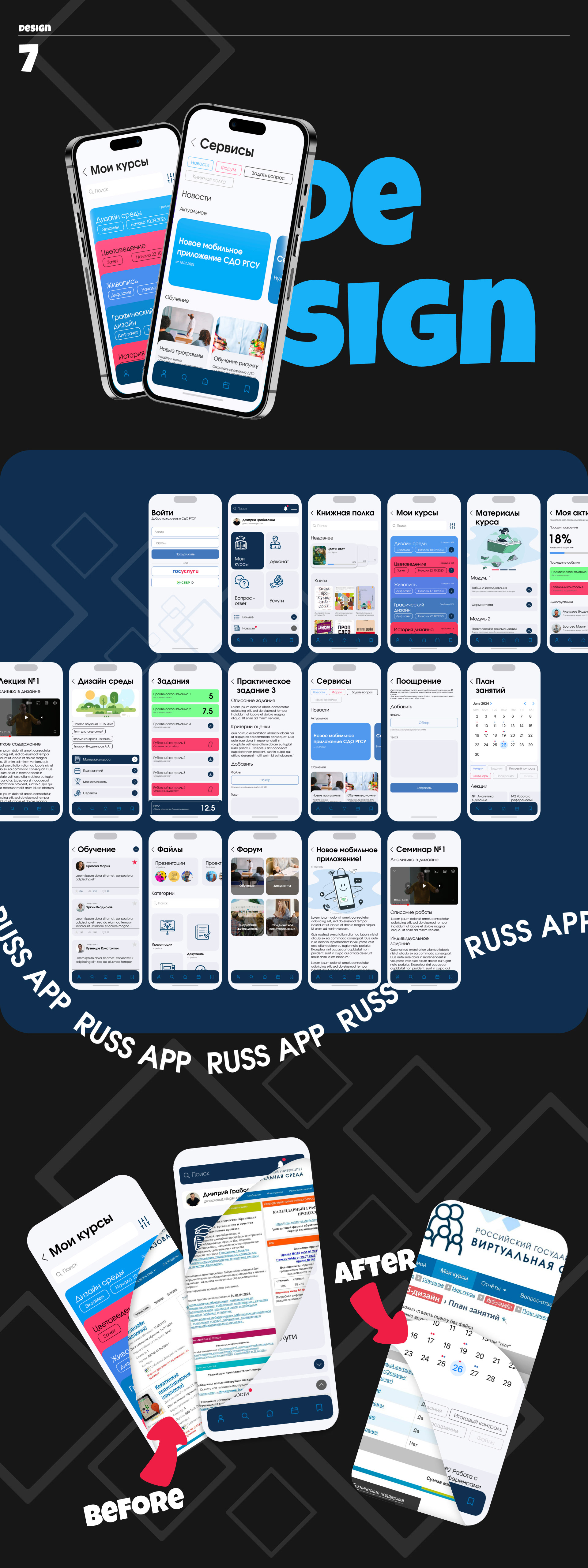 University app design | UI/UX — Изображение №8 — Интерфейсы на Dprofile
