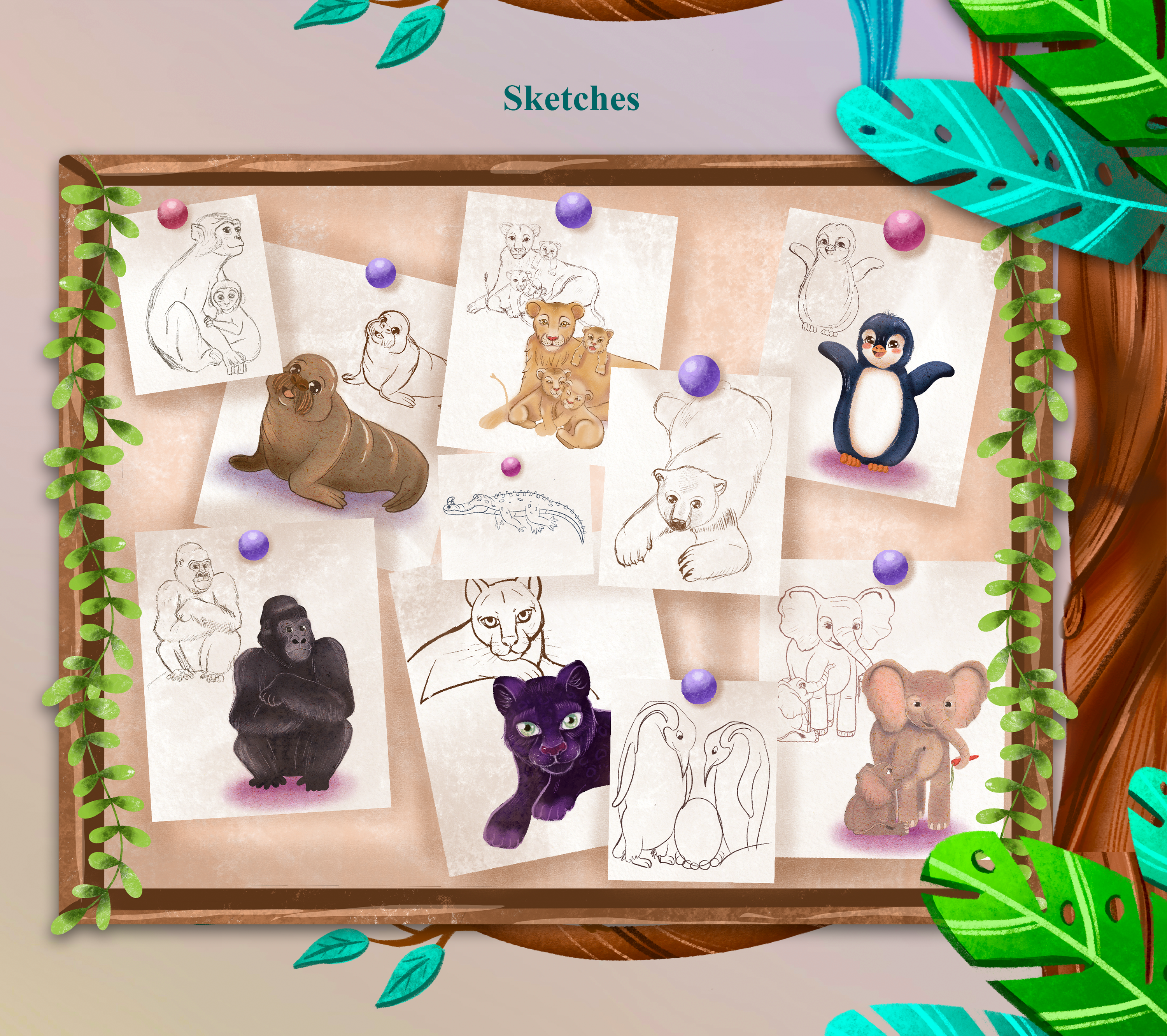 Children's Book | ZOO — Изображение №8 — Иллюстрация на Dprofile
