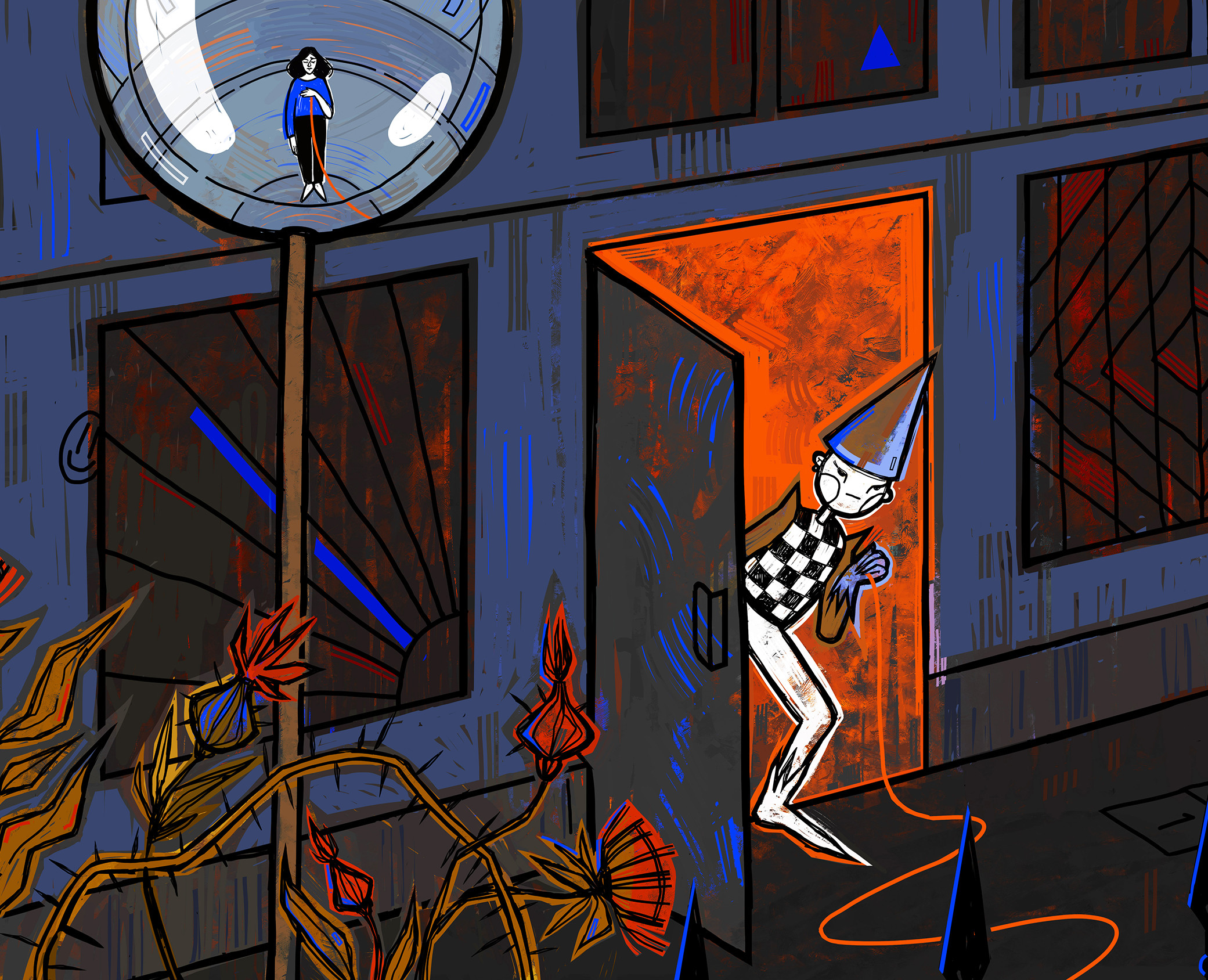 Mysterious story illustration на Dprofile
