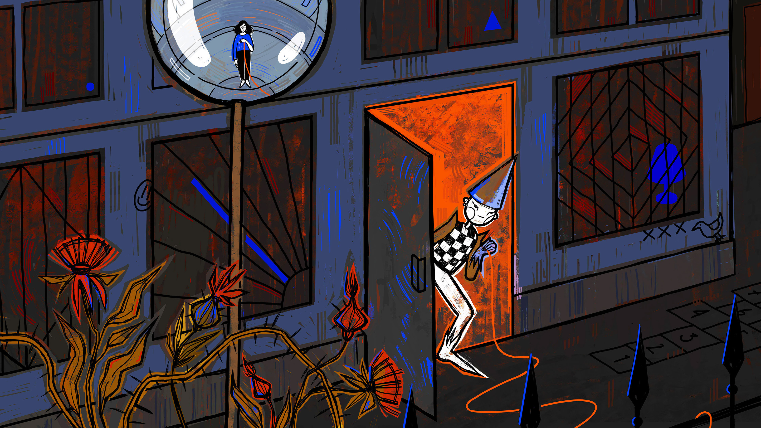 Mysterious story illustration — Изображение №1 — Иллюстрация на Dprofile