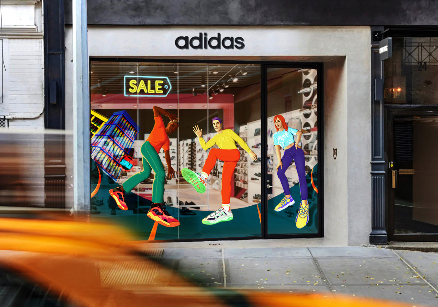 Adidas Illustration Concept: Stylish Brand Image — Изображение №1 — Брендинг, Иллюстрация на Dprofile