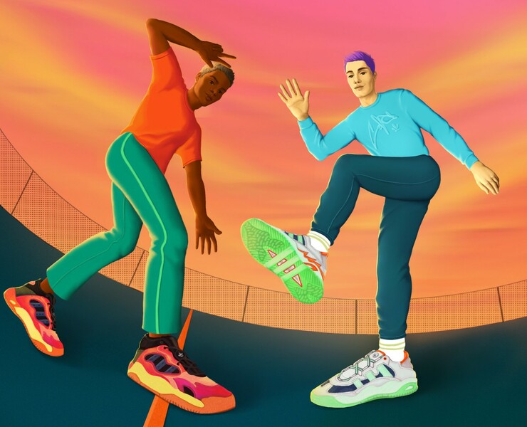 Adidas Illustration Concept: Stylish Brand Image — Брендинг, Иллюстрация на Dprofile