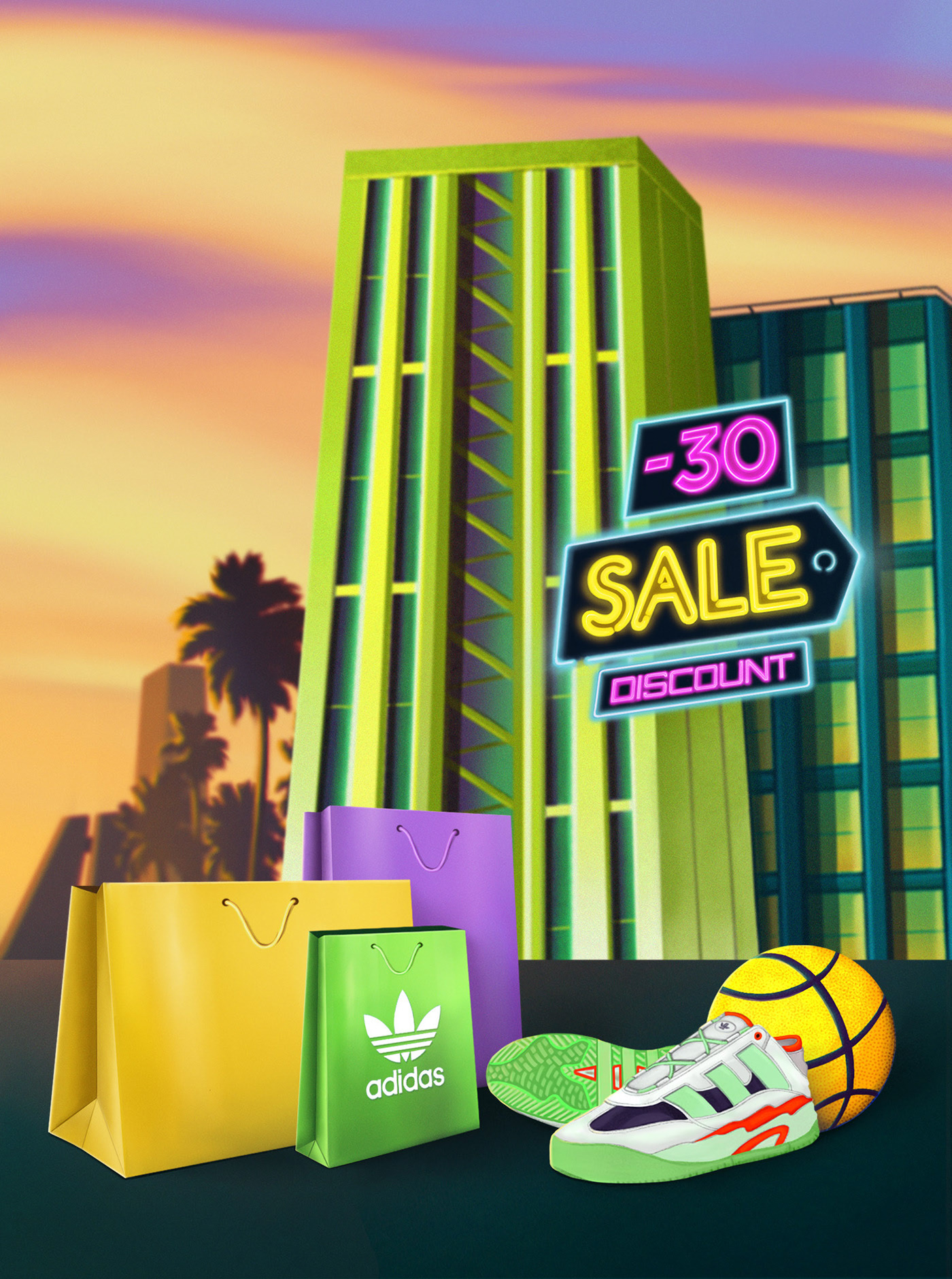 Adidas Illustration Concept: Stylish Brand Image — Изображение №8 — Брендинг, Иллюстрация на Dprofile