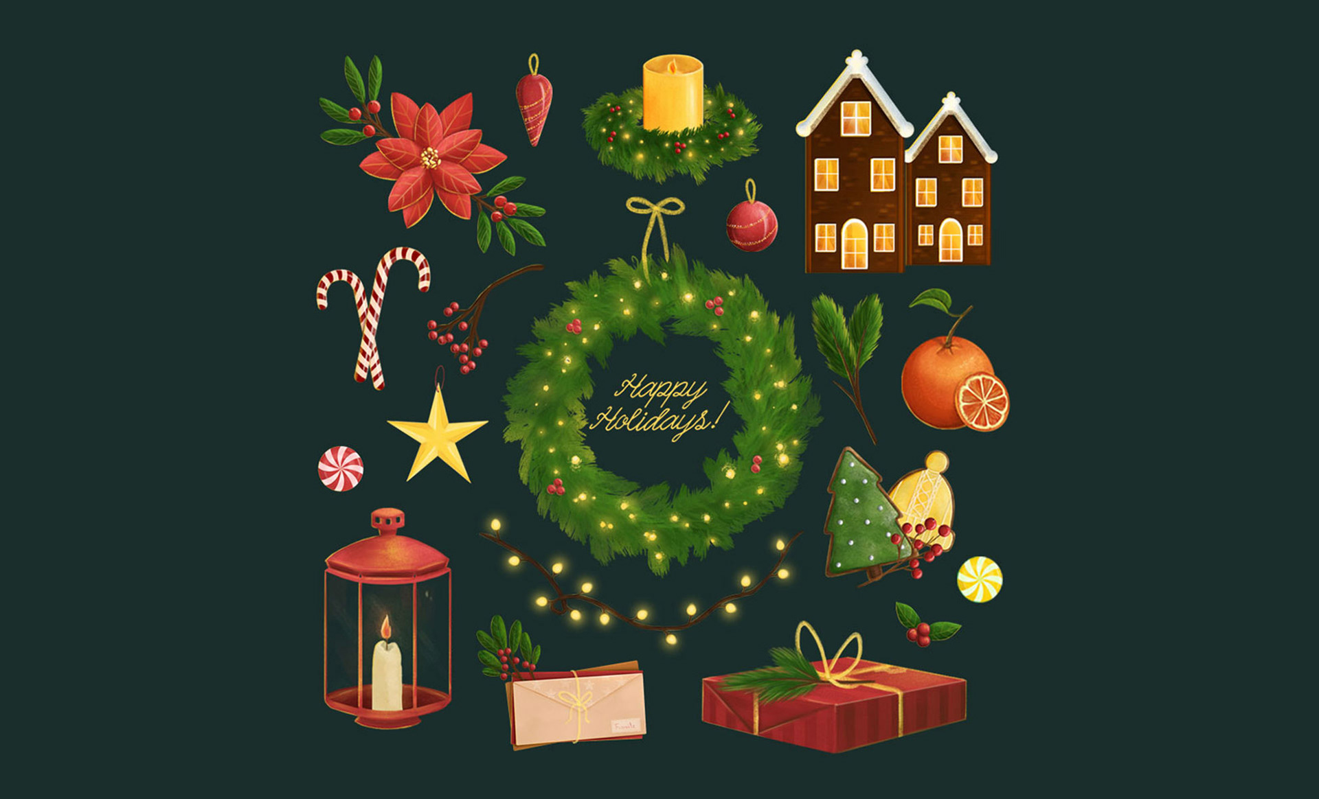 Merry Christmas is here! — Изображение №3 — Иллюстрация на Dprofile