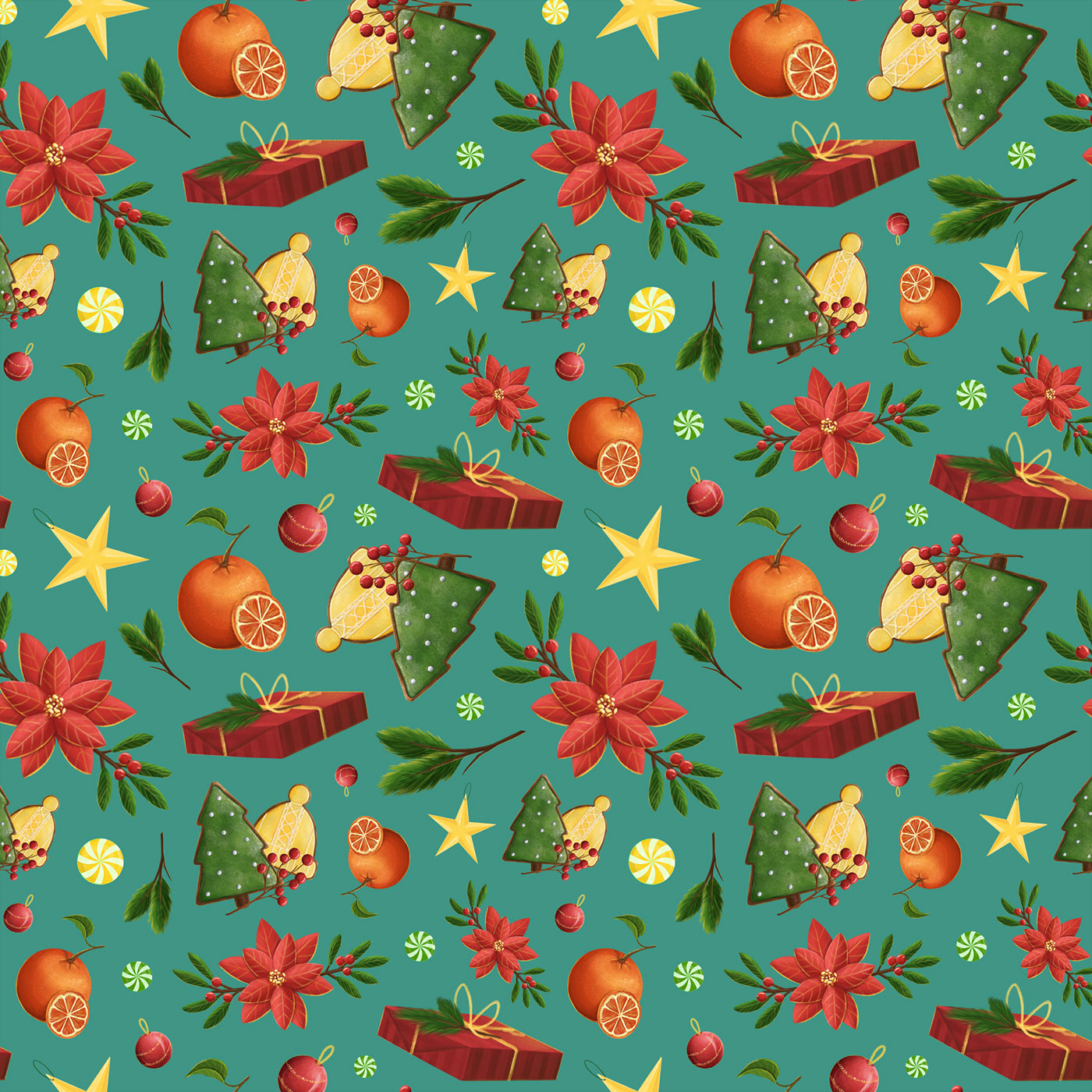 Merry Christmas is here! — Изображение №5 — Иллюстрация на Dprofile
