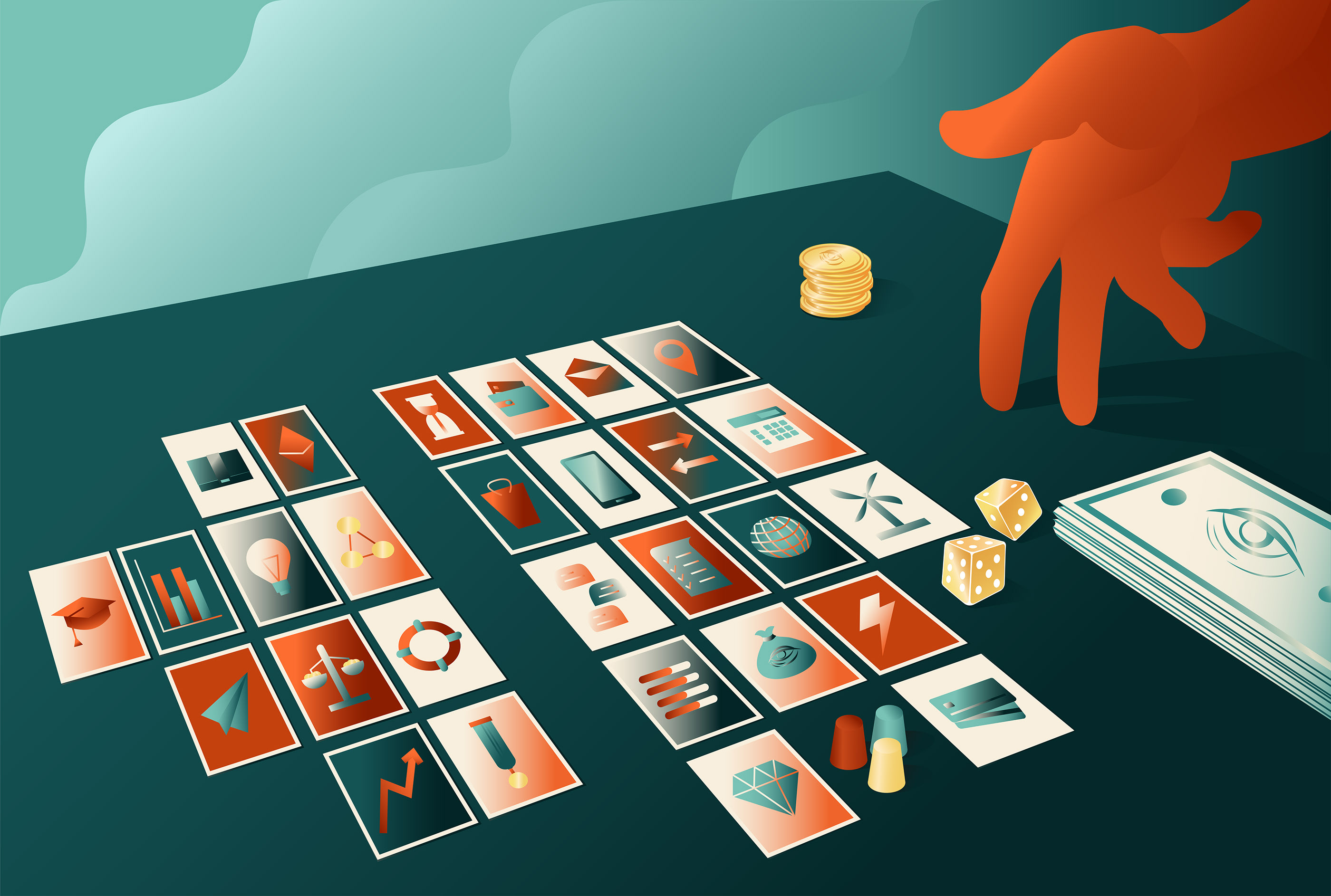 FINANCIAL ARTICLE. MAGAZINE ILLUSTRATION CONCEPT — Изображение №6 — Иллюстрация на Dprofile