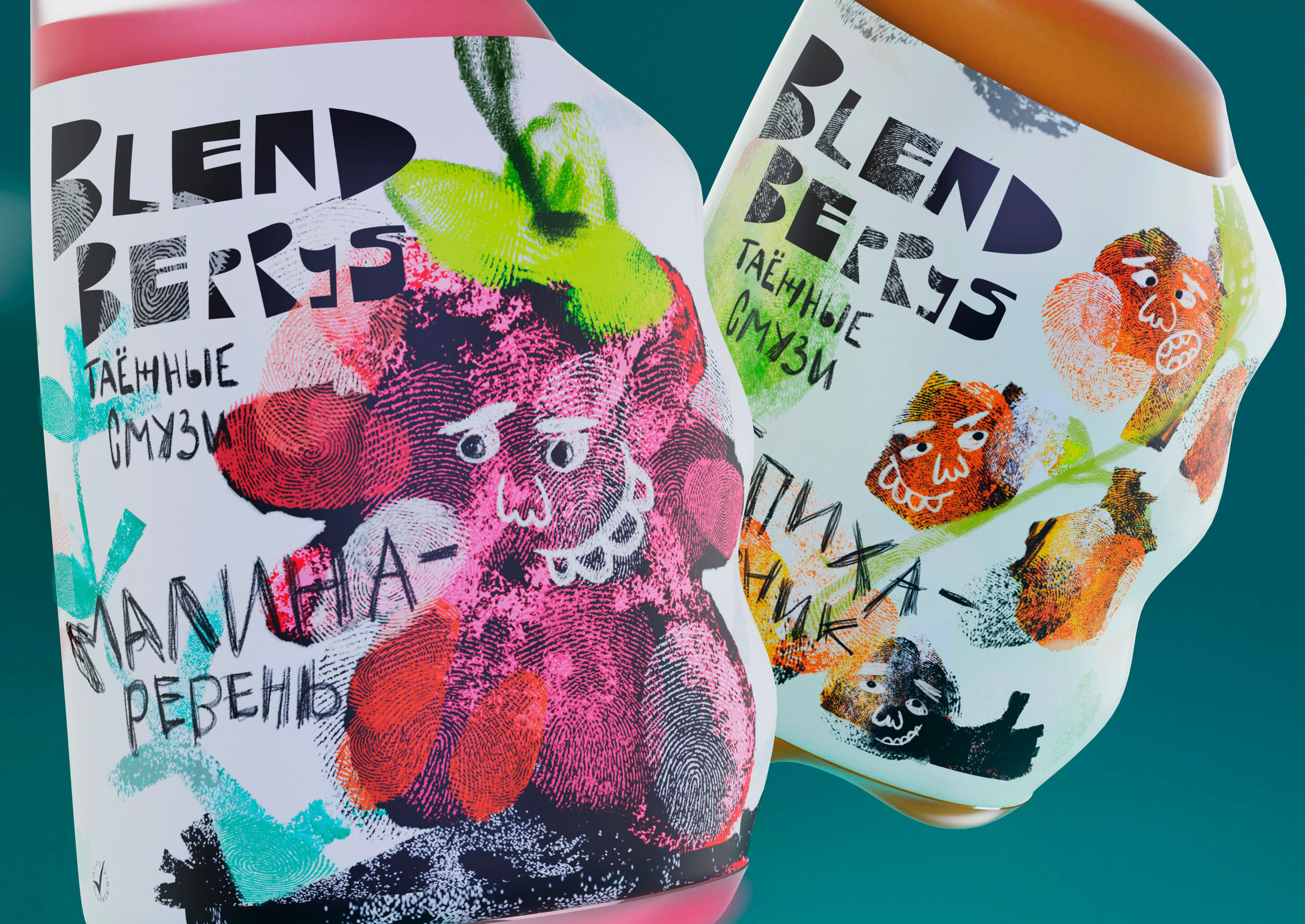 BLENDBERRYS / HYPOALLERGENIC SMOOTHIES — Изображение №8 — Брендинг, 3D на Dprofile