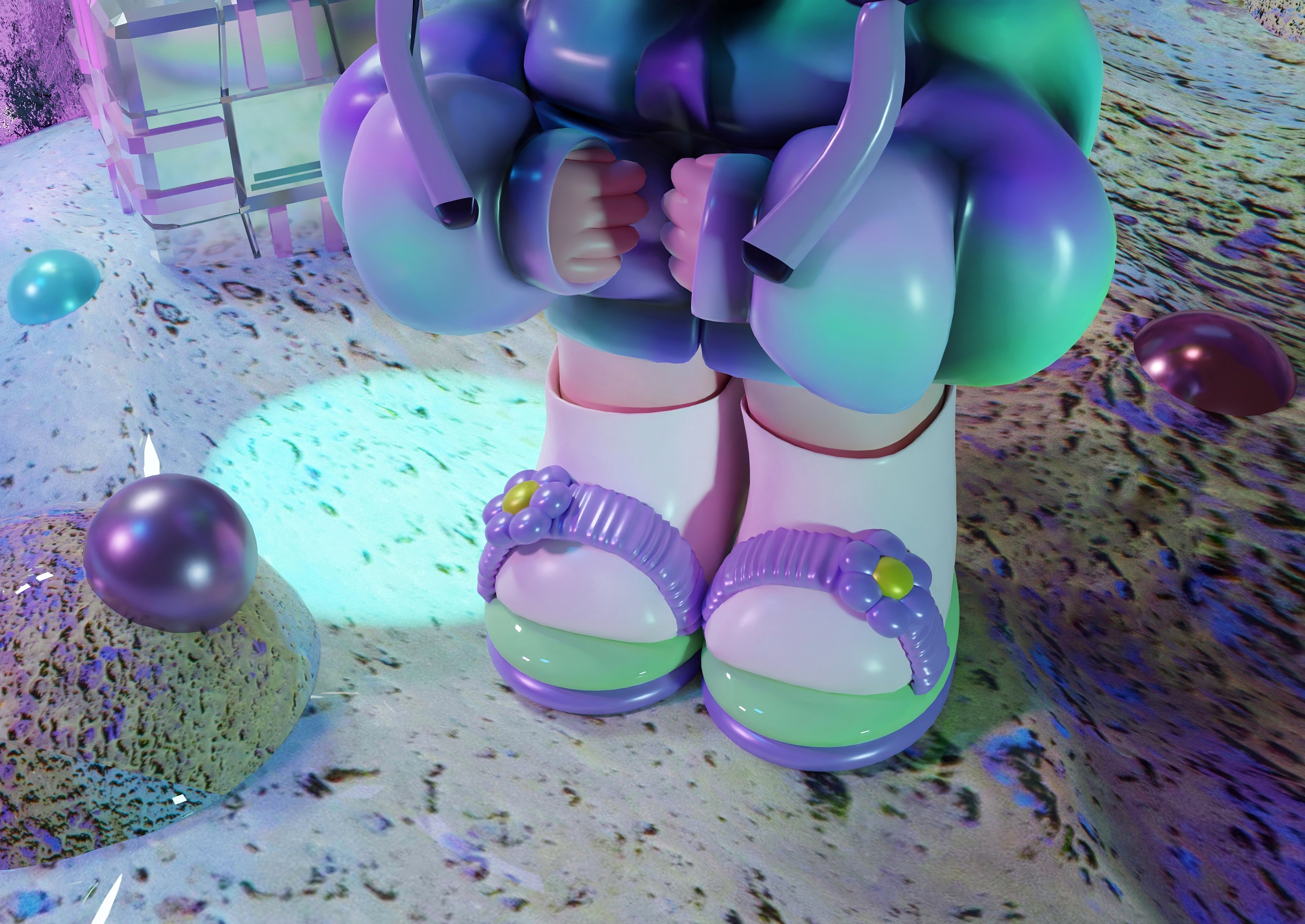 3d showcase for the Lazy Oaf Brand — Изображение №4 — Иллюстрация, 3D на Dprofile