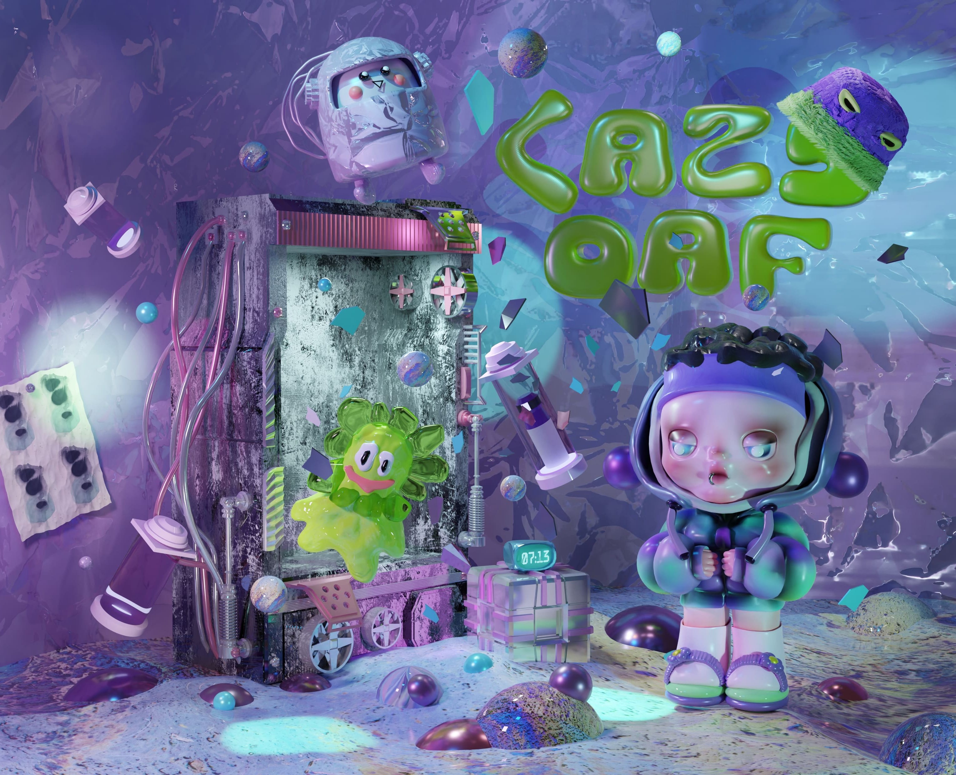 3d showcase for the Lazy Oaf Brand на Dprofile