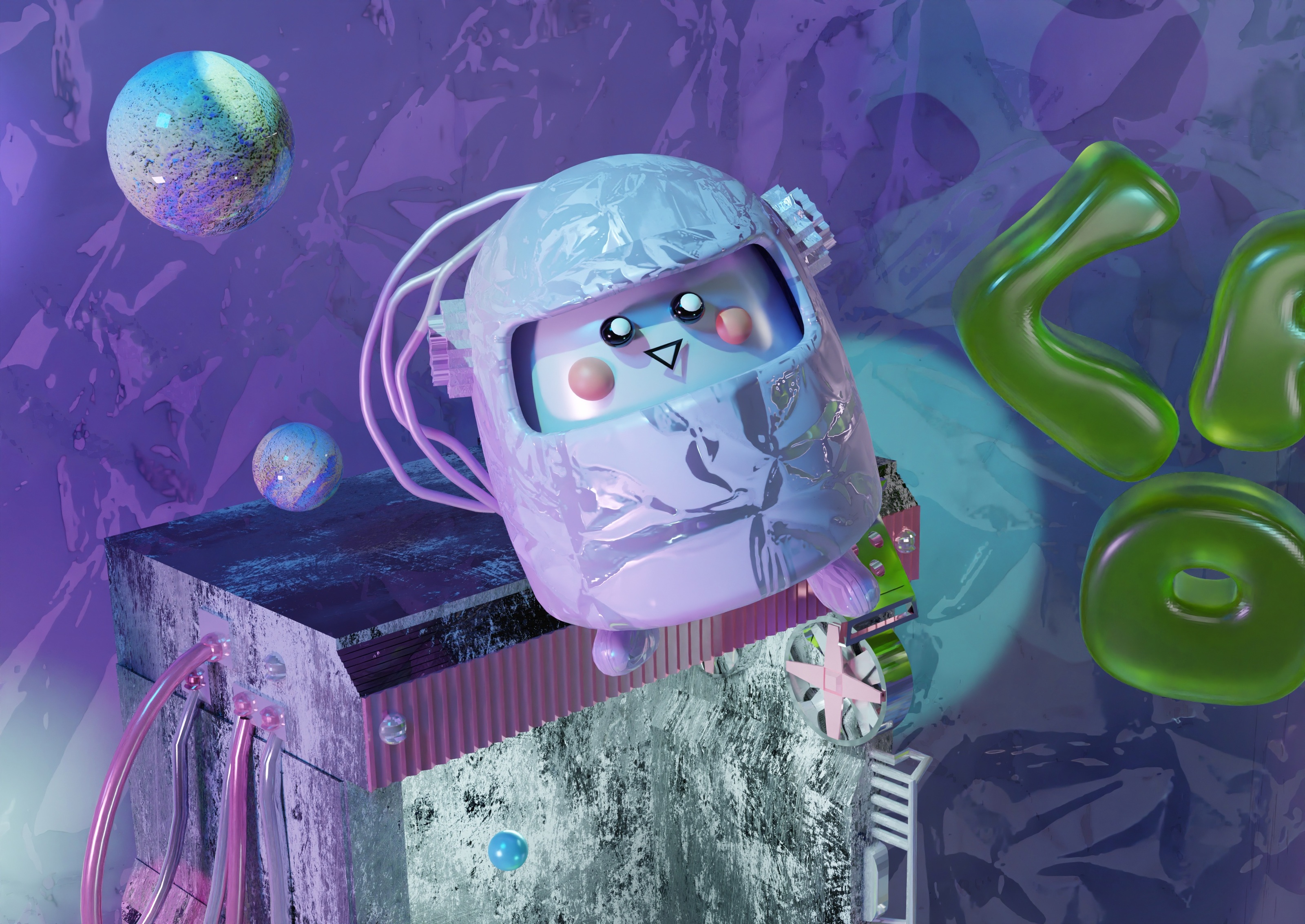 3d showcase for the Lazy Oaf Brand — Изображение №2 — Иллюстрация, 3D на Dprofile