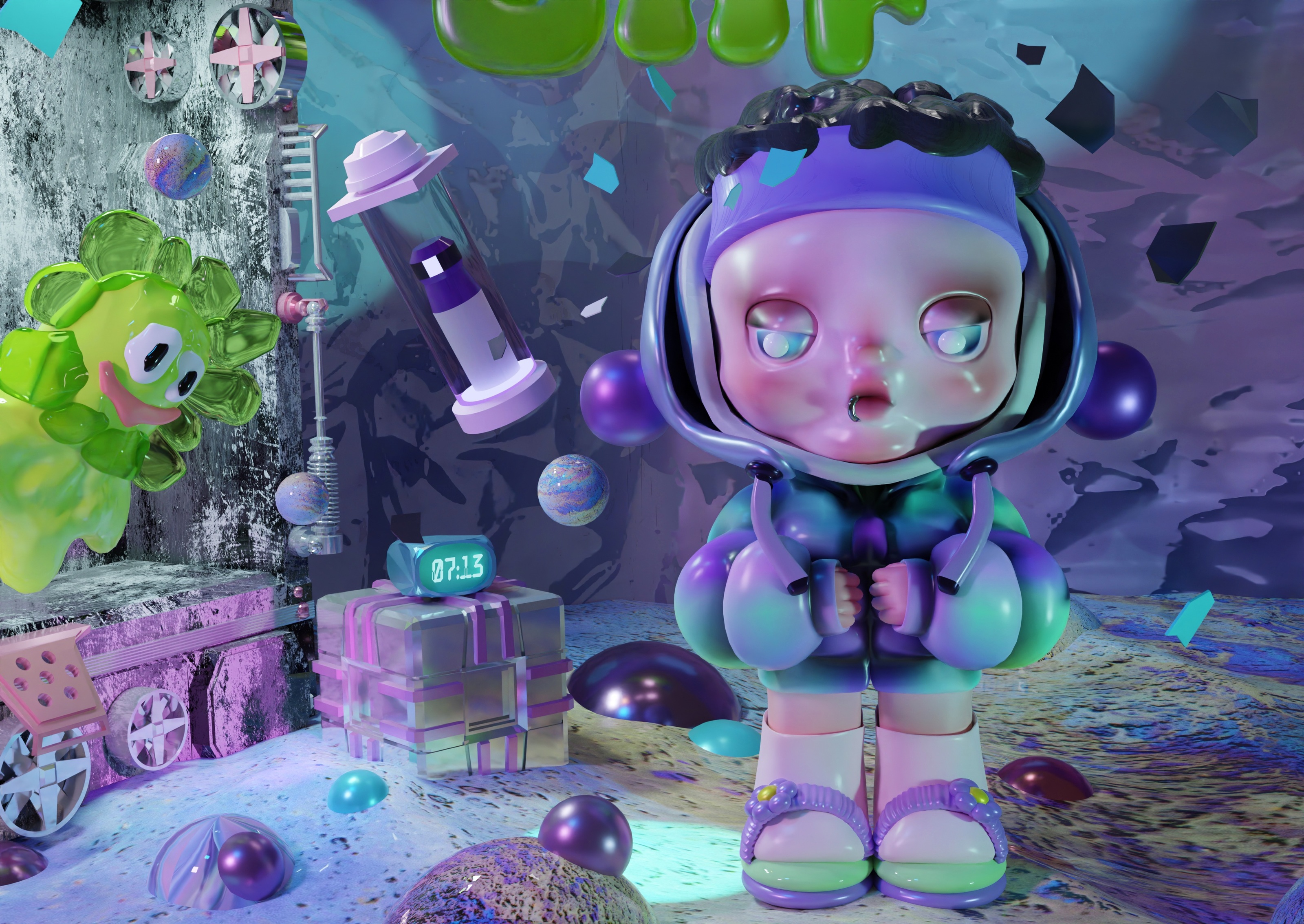 3d showcase for the Lazy Oaf Brand — Изображение №5 — Иллюстрация, 3D на Dprofile