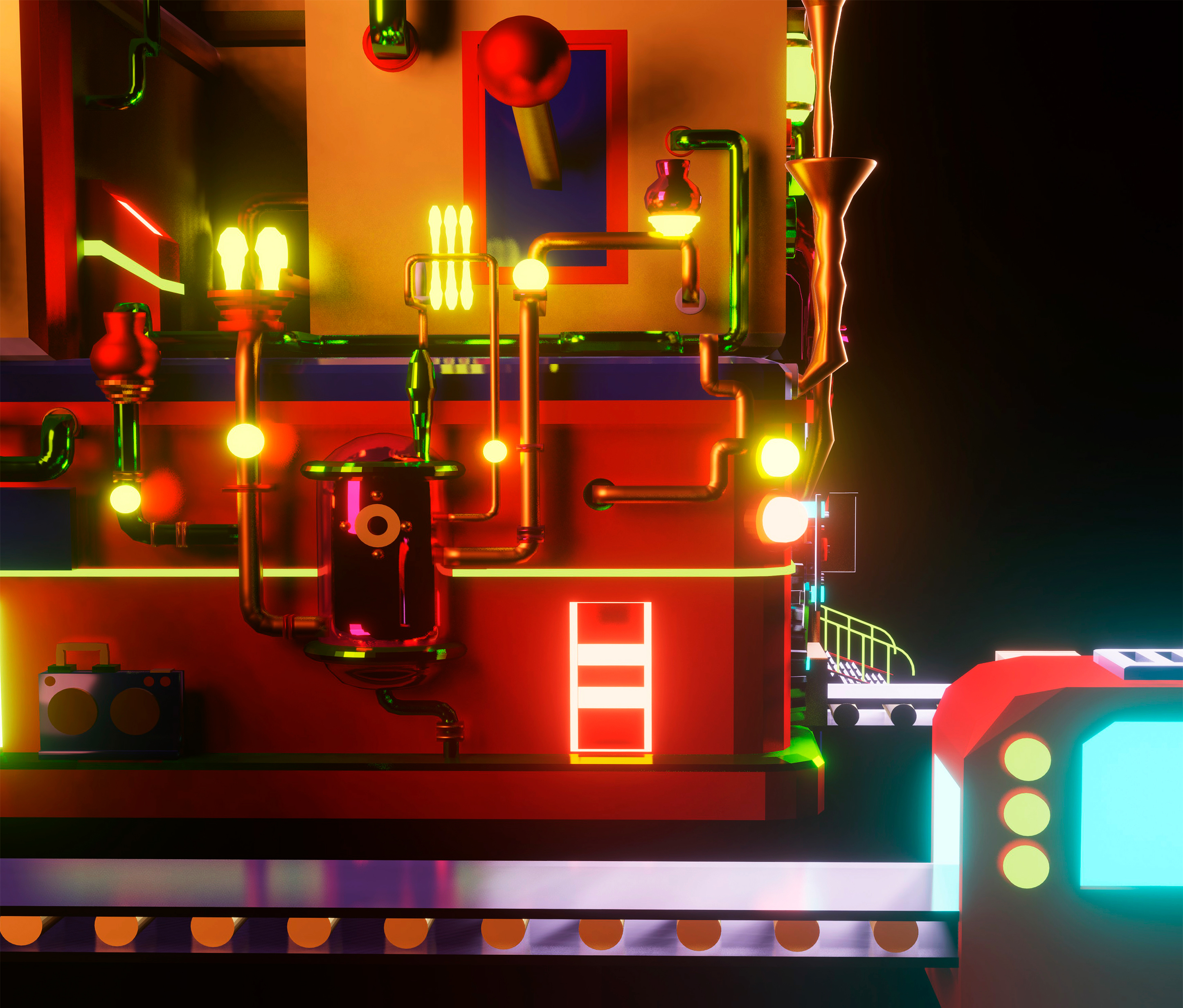 3d illustrations for the book about the time machine — Изображение №4 — Иллюстрация, 3D на Dprofile