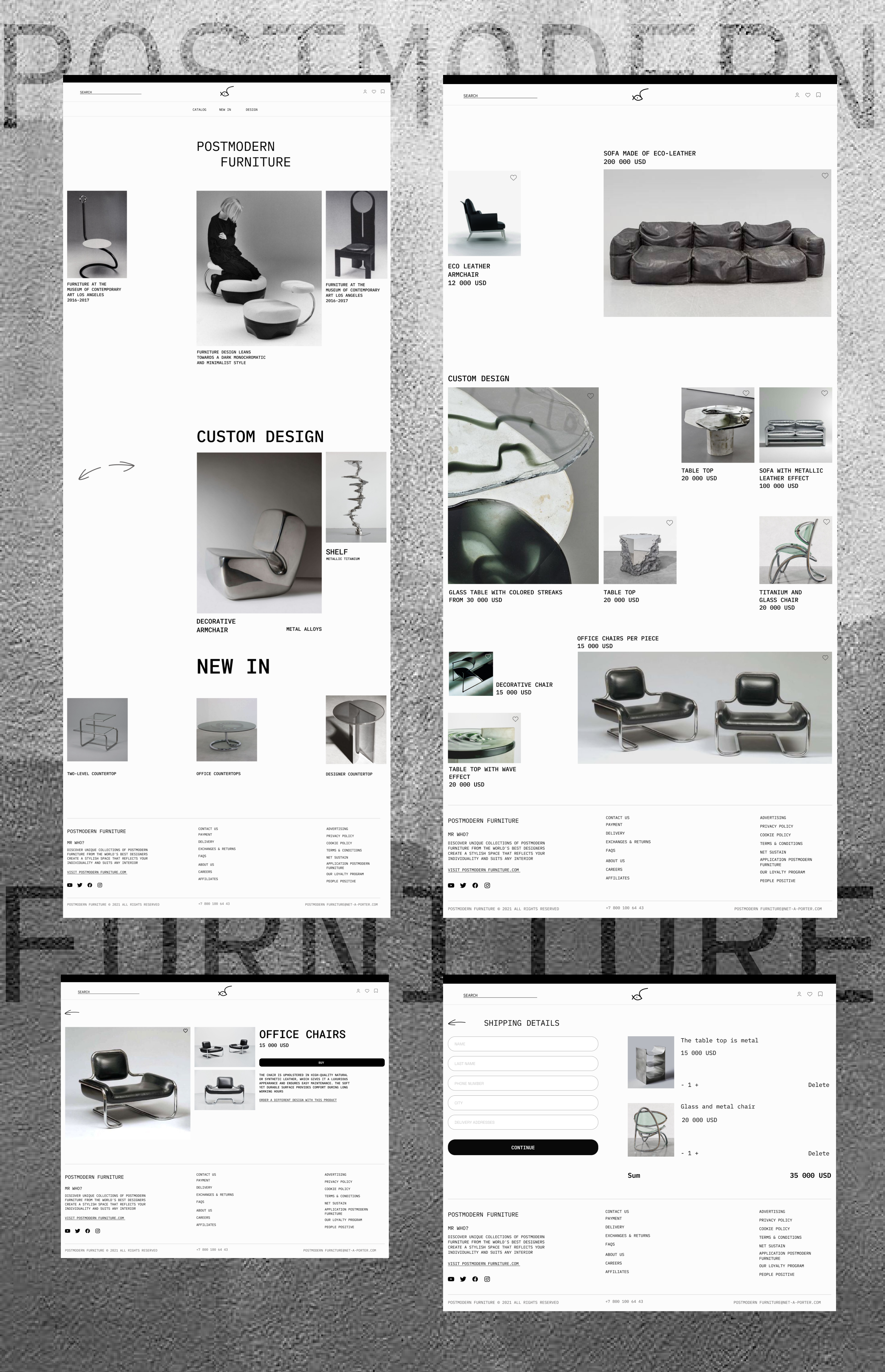 POSTMODERN FURNITURE — Изображение №5 — Брендинг на Dprofile