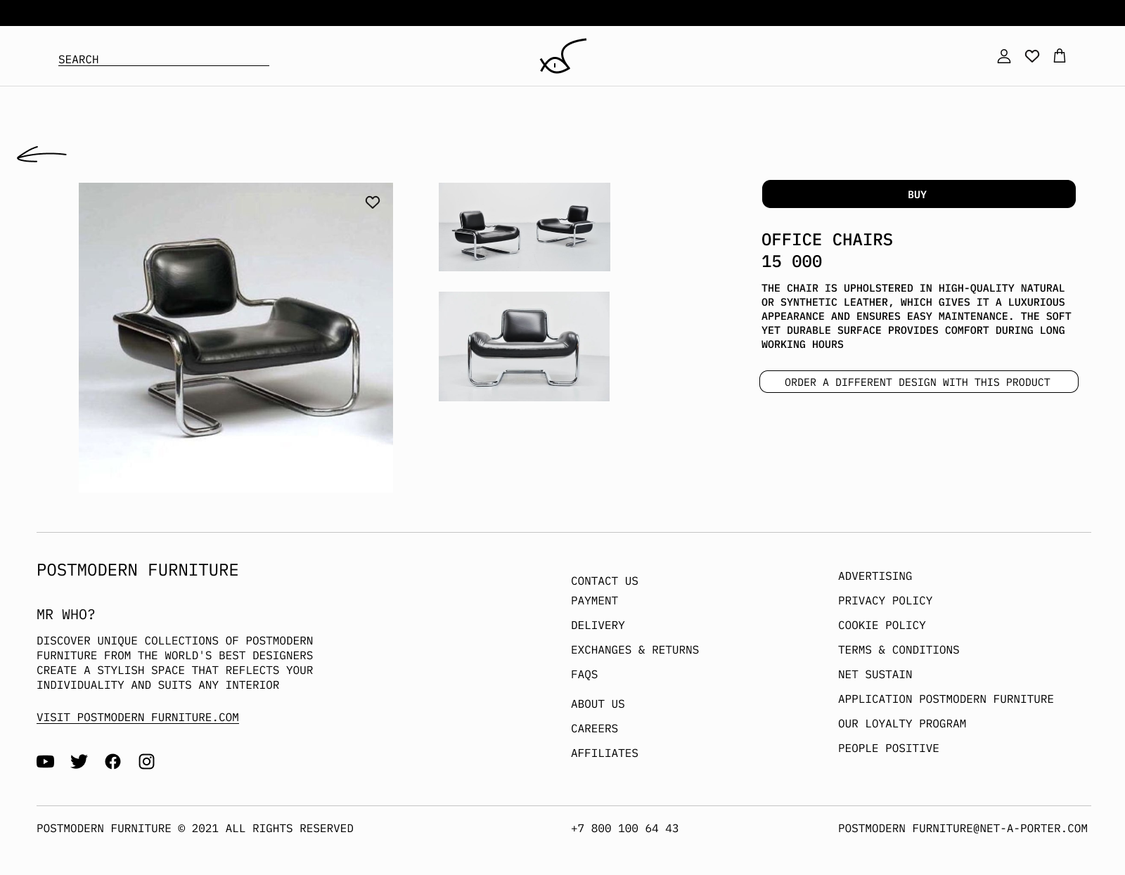 POSTMODERN FURNITURE — Изображение №3 — Брендинг на Dprofile